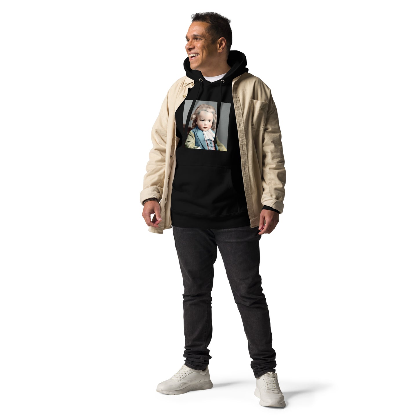 Hoodie Unisex / Ring Spun Cotton / Portrait Johann Sebastian V