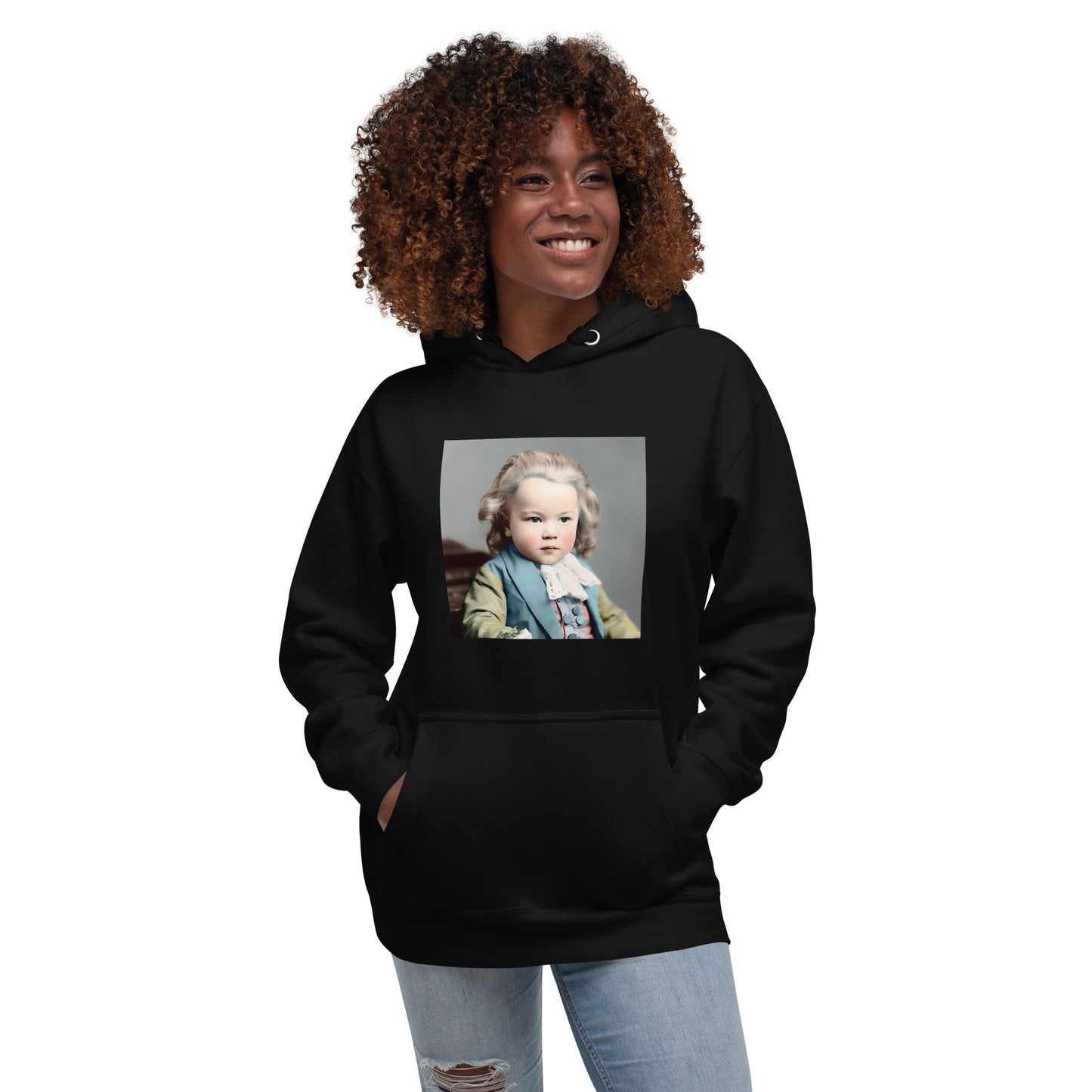 Hoodie Unisex / Ring Spun Cotton / Portrait Johann Sebastian V