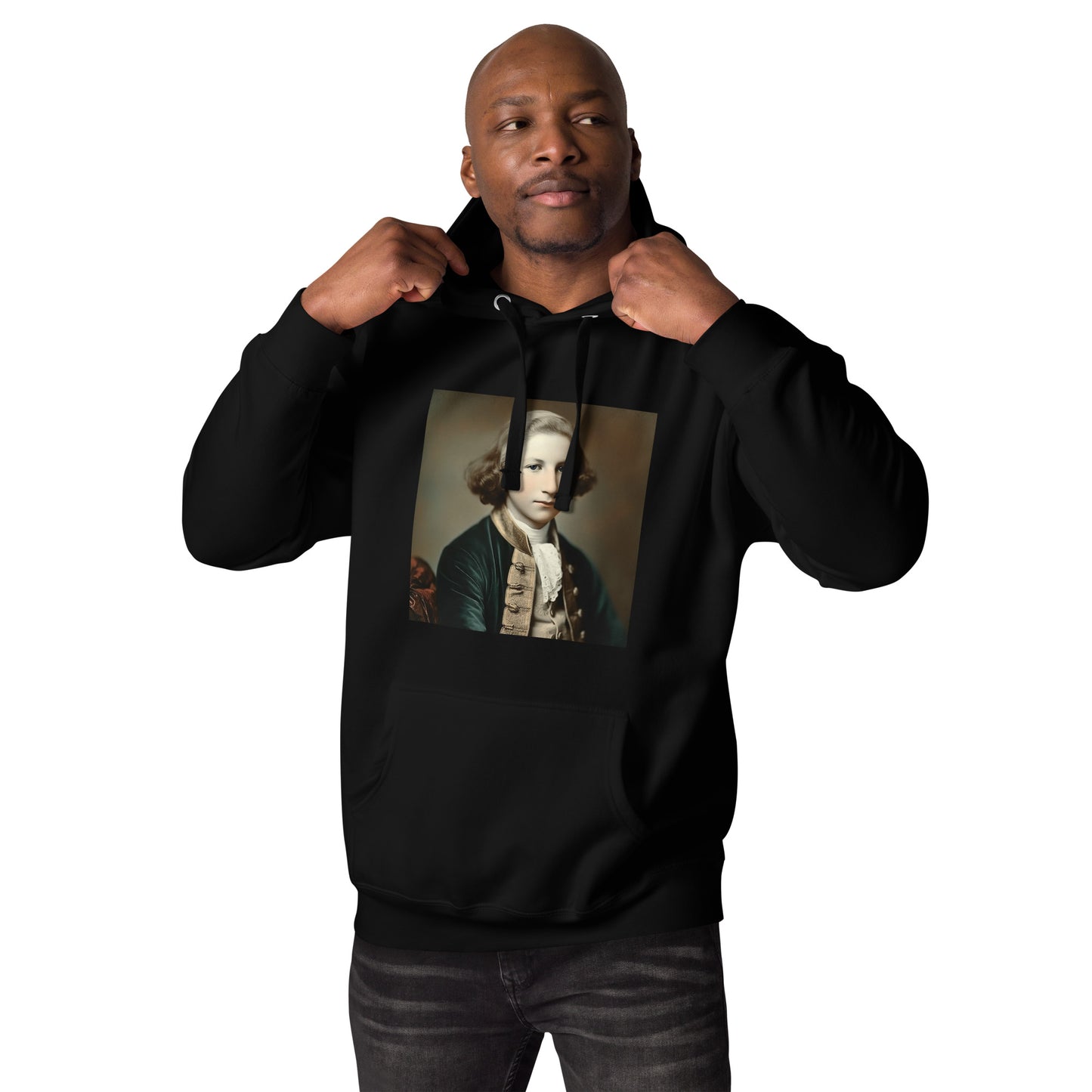 Hoodie Unisex / Ring Spun Cotton / Portrait George Augustine I