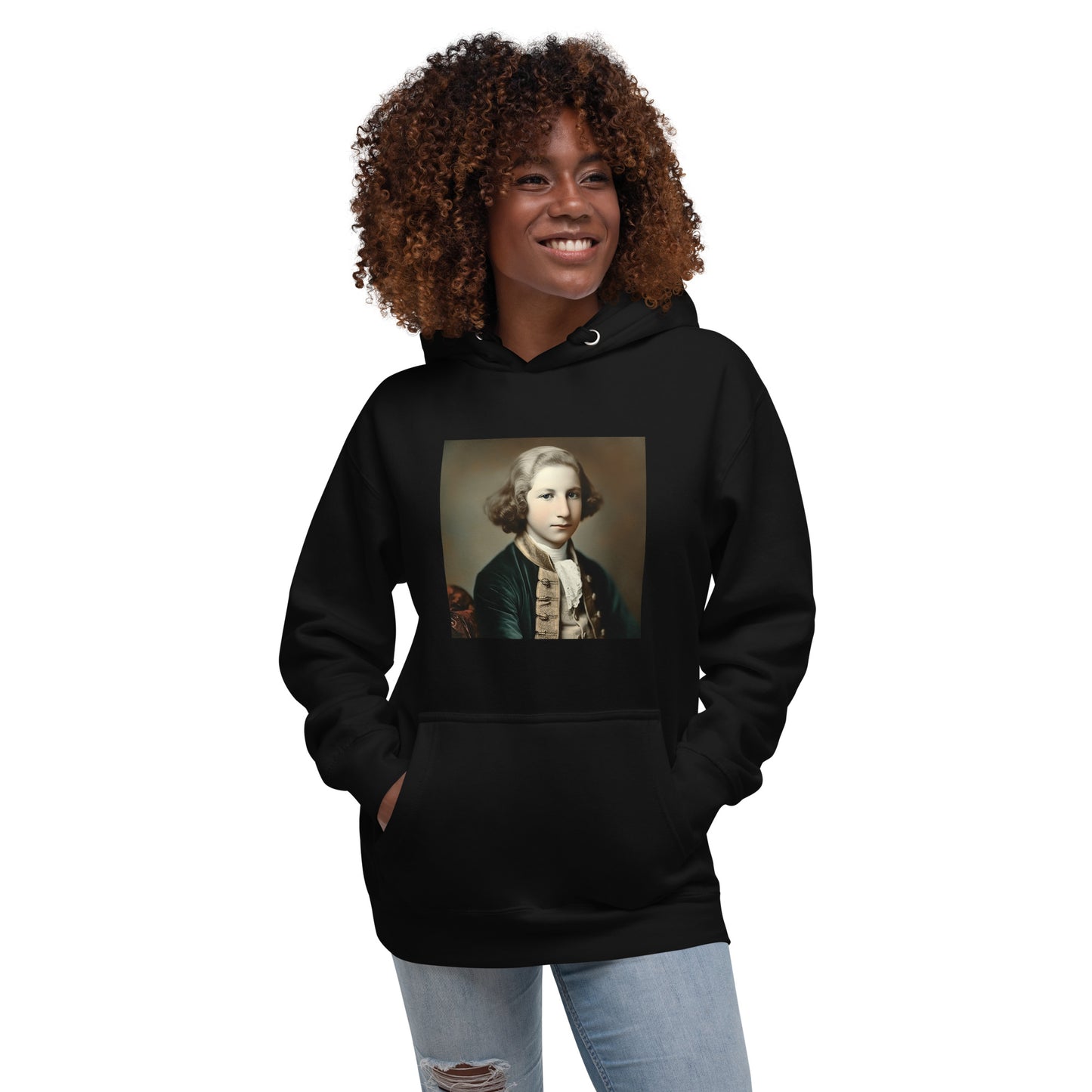 Hoodie Unisex / Ring Spun Cotton / Portrait George Augustine I