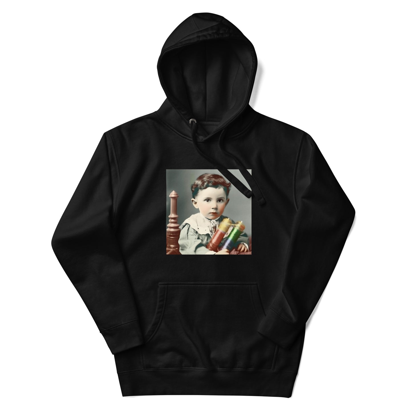 Hoodie Unisex / Ring Spun Cotton / Portrait Nikola Milutin I