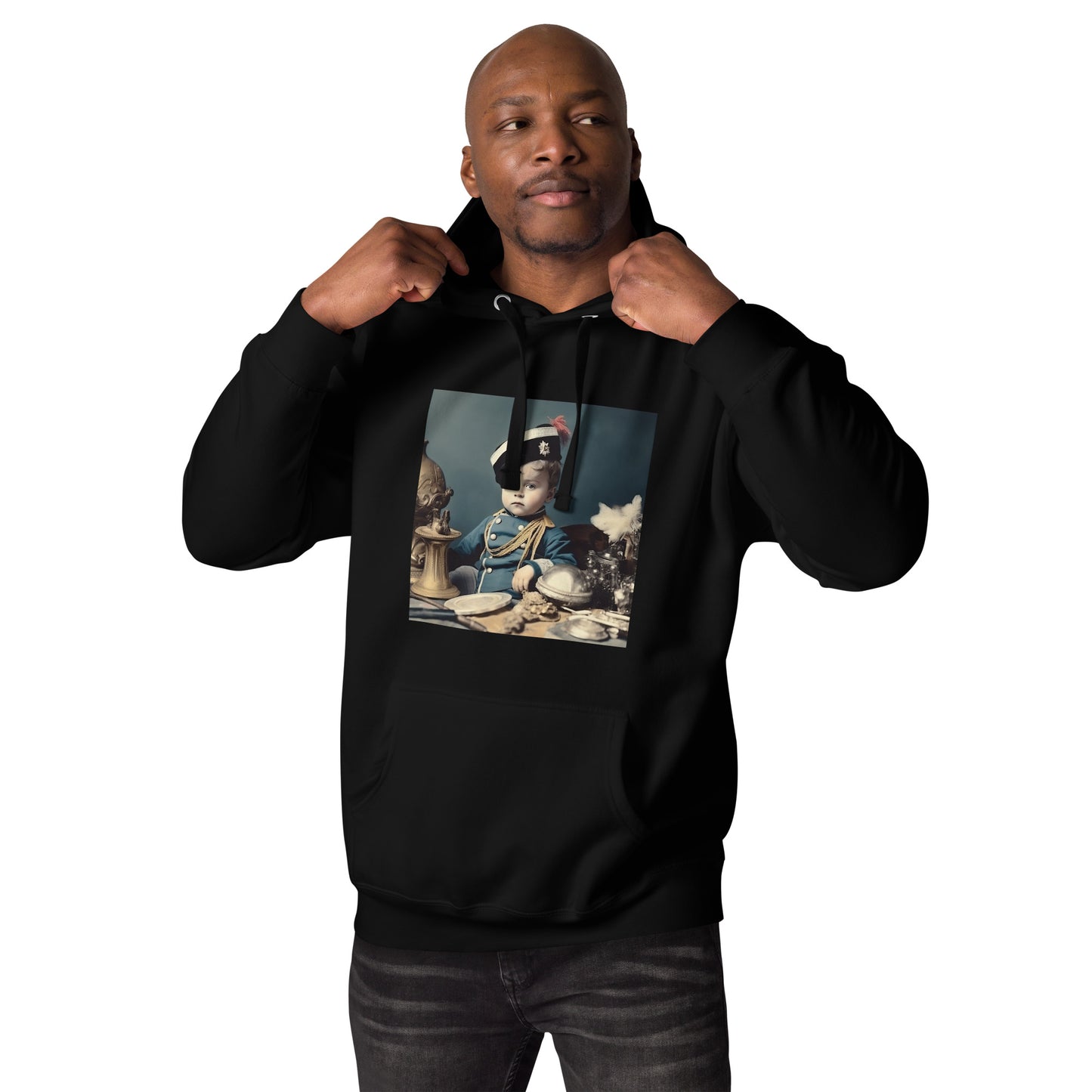 Hoodie Unisex / Ring Spun Cotton / Portrait Napoleon Carlo VIII