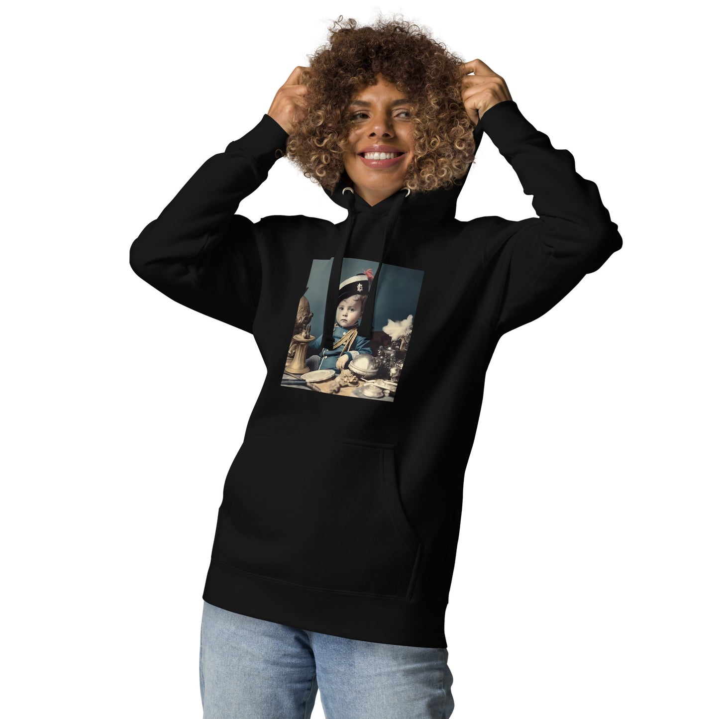 Hoodie Unisex / Ring Spun Cotton / Portrait Napoleon Carlo VIII