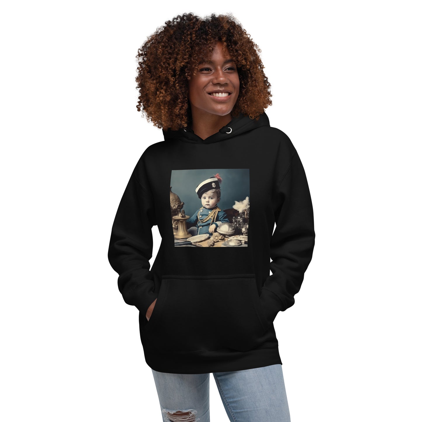 Hoodie Unisex / Ring Spun Cotton / Portrait Napoleon Carlo VIII