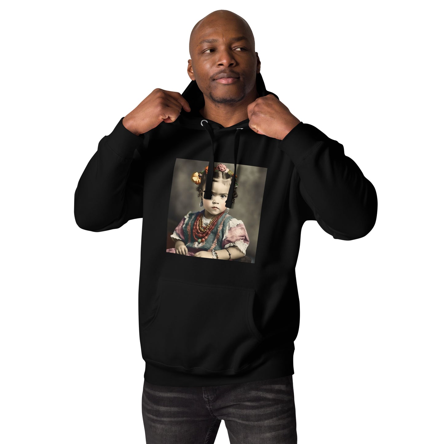 Hoodie Unisex / Ring Spun Cotton / Portrait Magdalena Frida VIII