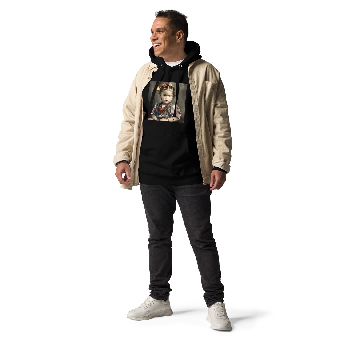 Hoodie Unisex / Ring Spun Cotton / Portrait Magdalena Frida VIII