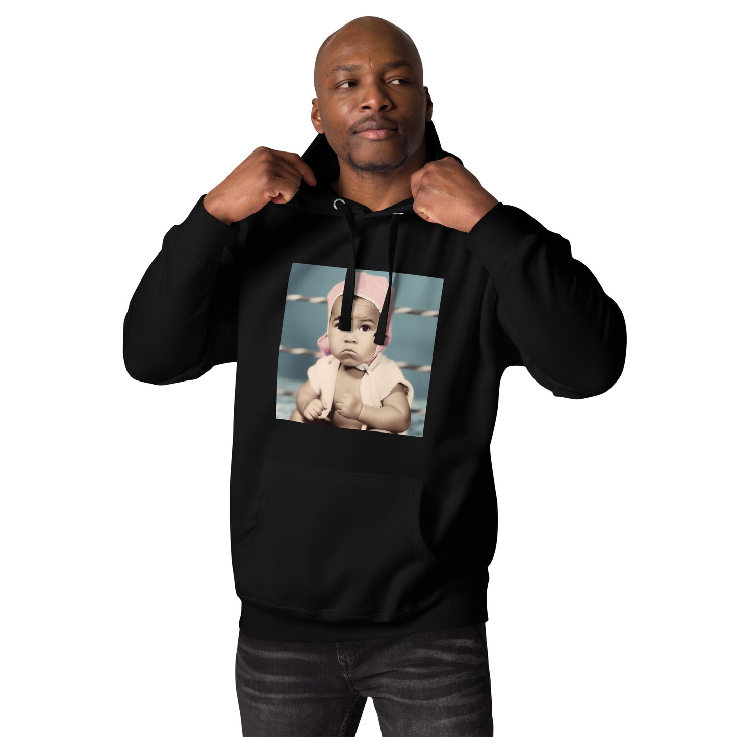 Hoodie Unisex / Ring Spun Cotton / Portrait Cassius 'Muhammad' Marcellus III