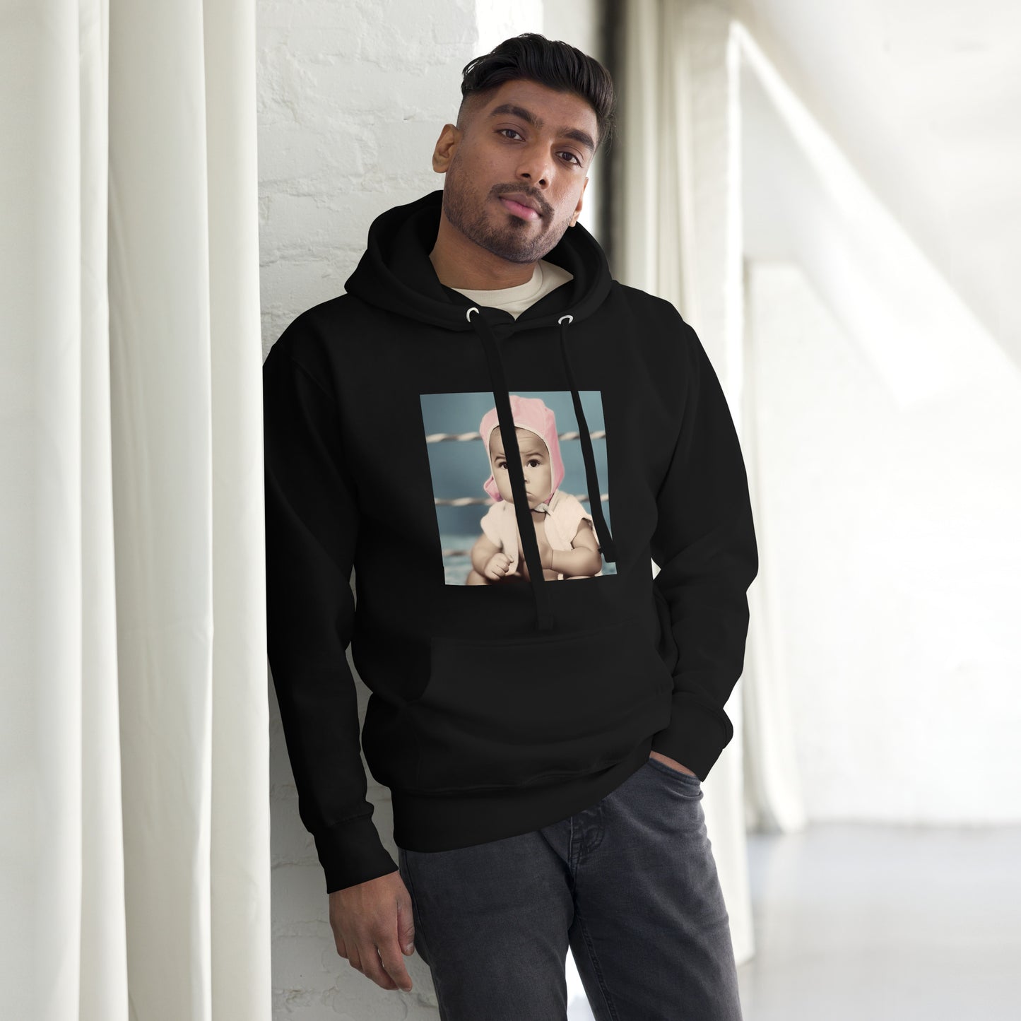 Hoodie Unisex / Ring Spun Cotton / Portrait Cassius 'Muhammad' Marcellus III