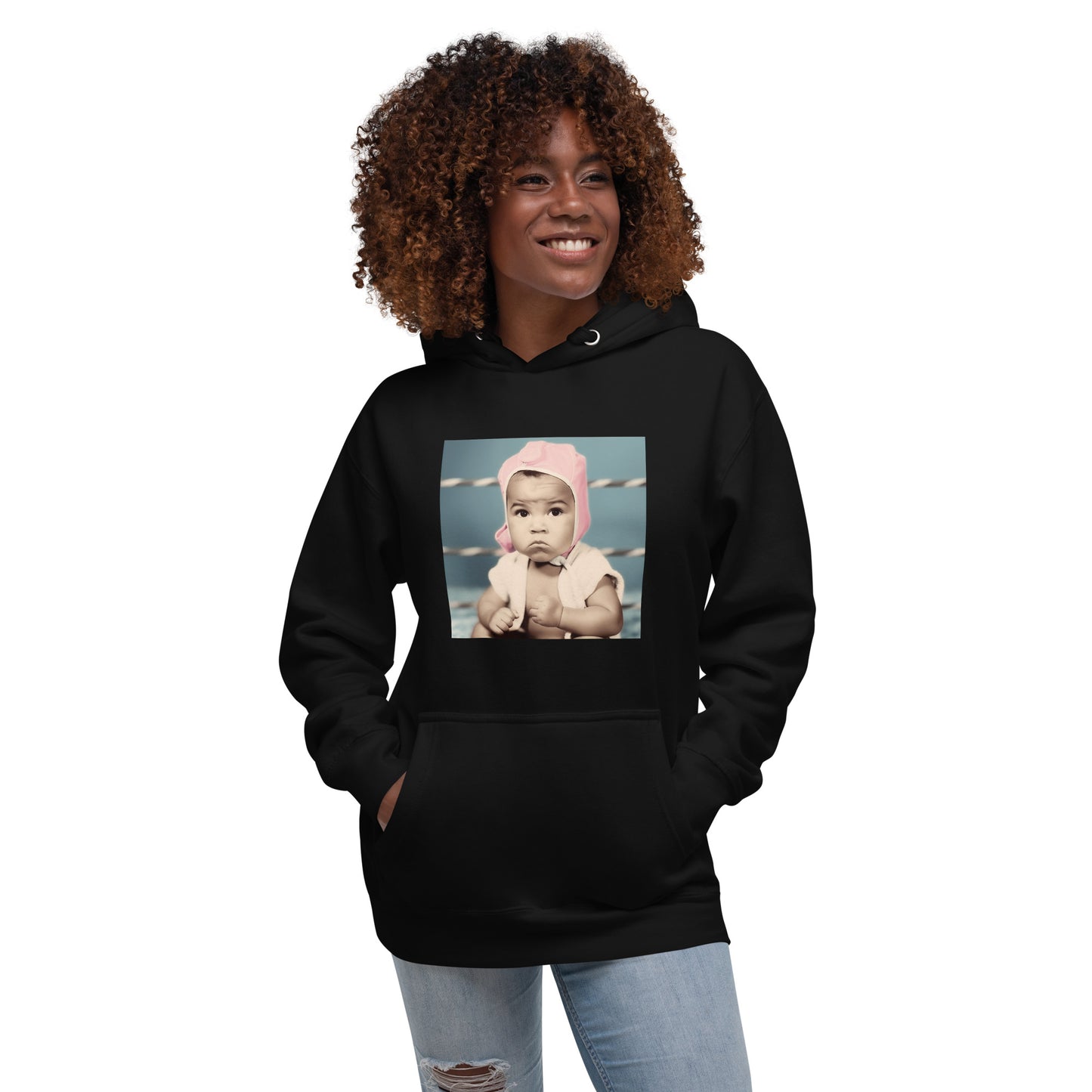 Hoodie Unisex / Ring Spun Cotton / Portrait Cassius 'Muhammad' Marcellus III