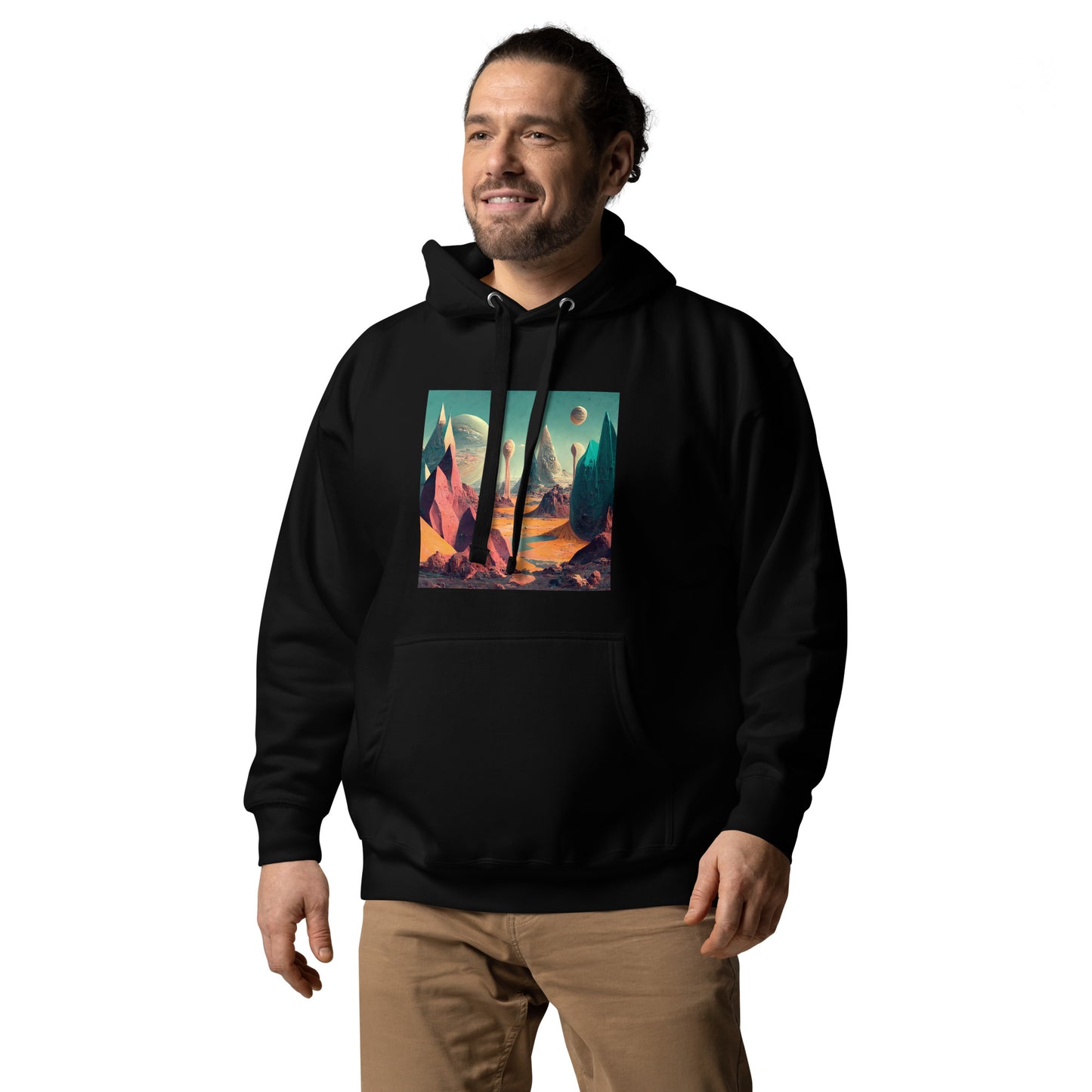 Hoodie Unisex / Ring Spun Cotton / Exoplanet #3