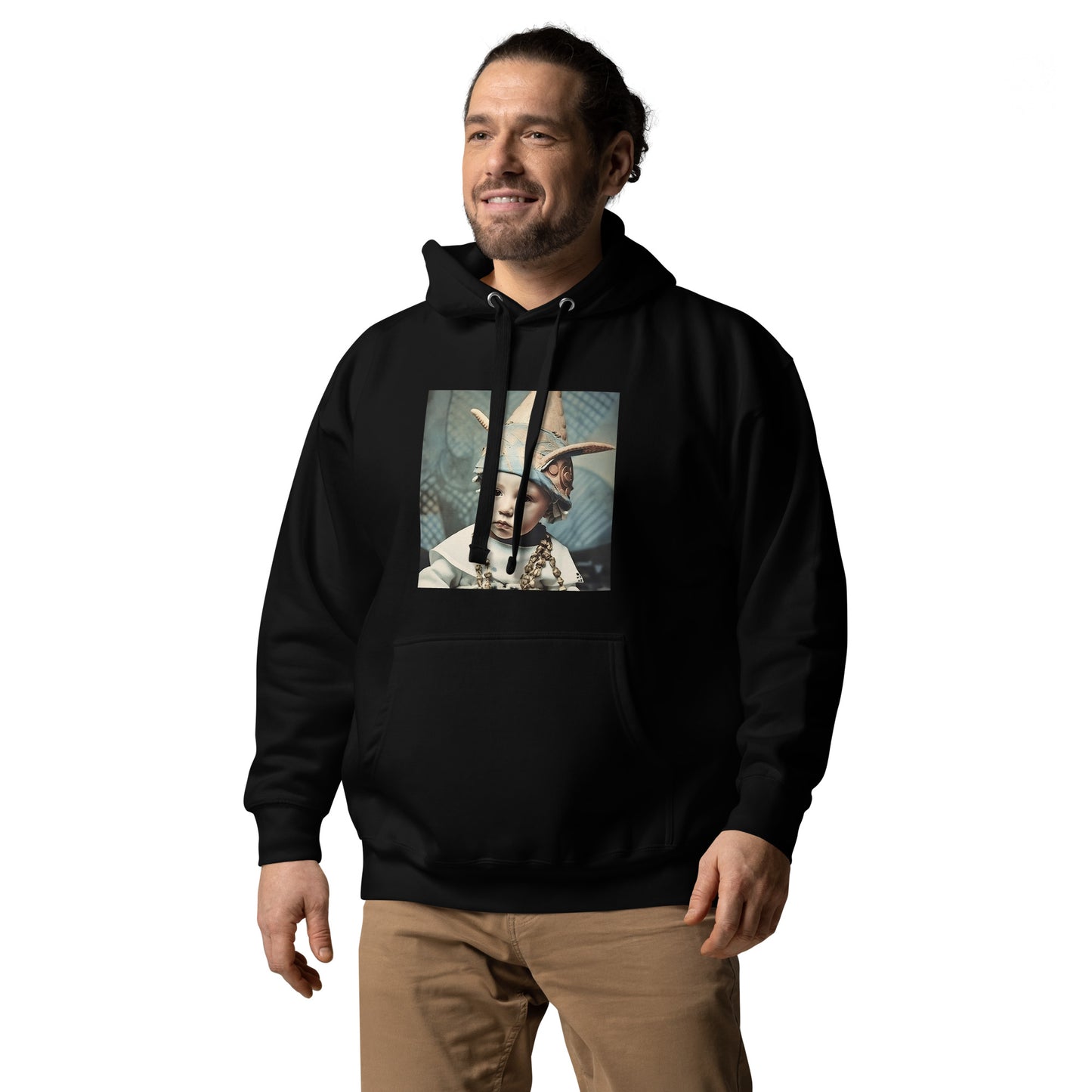 Hoodie Unisex / Ring Spun Cotton / Portrait Akhenaten Amenhotep II