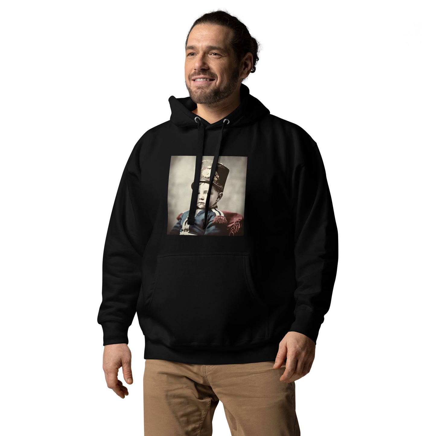 Hoodie Unisex / Ring Spun Cotton / Portrait Napoleon Carlo III