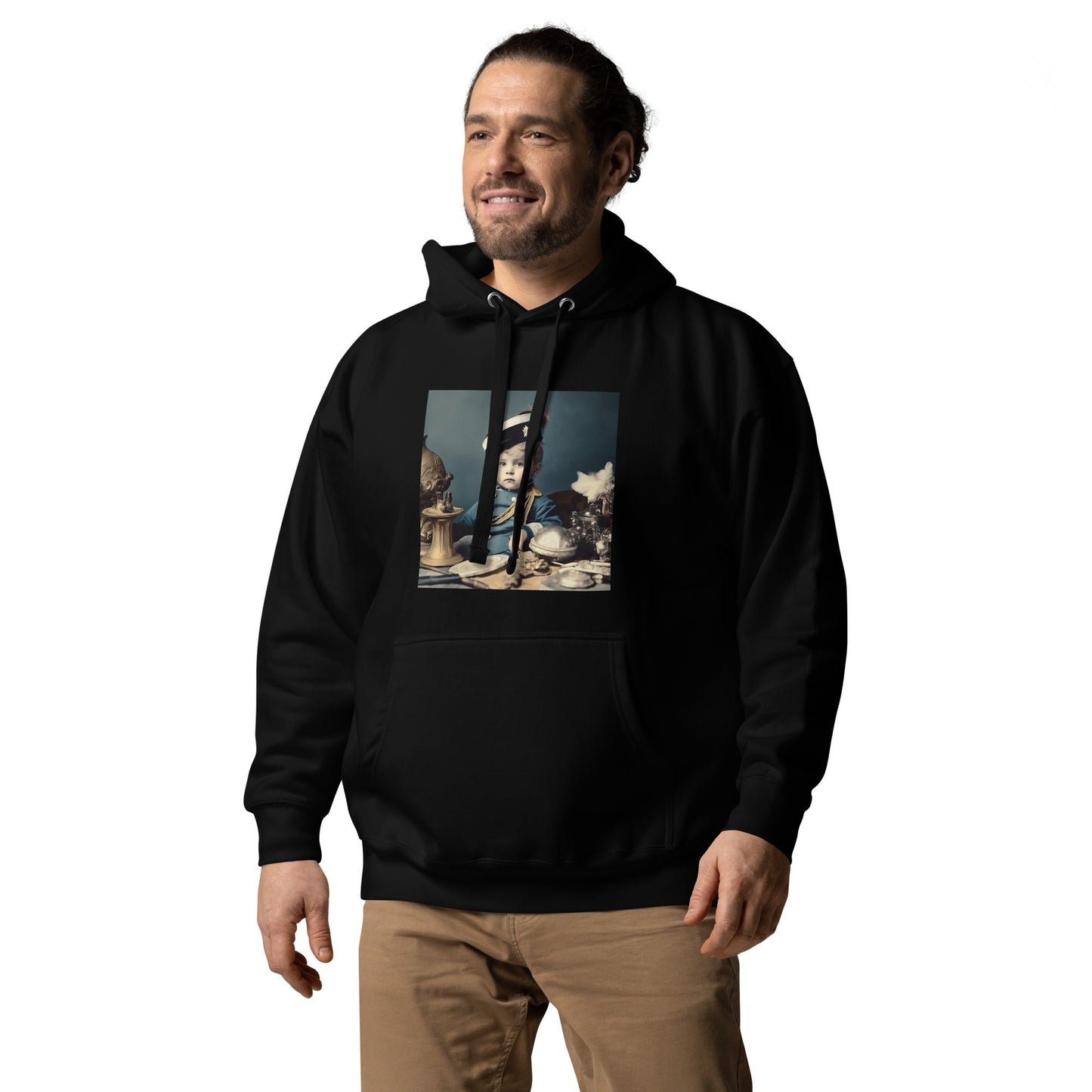 Hoodie Unisex / Ring Spun Cotton / Portrait Napoleon Carlo VIII