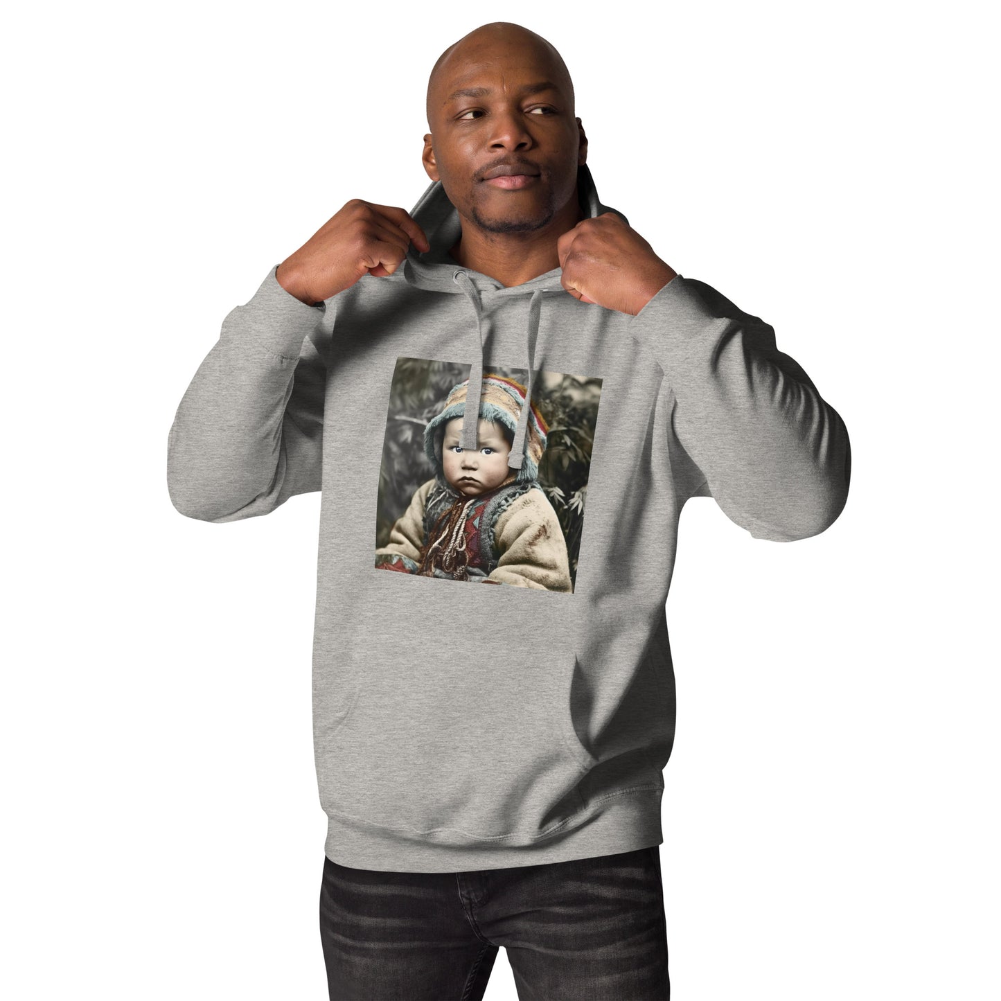 Hoodie Unisex / Ring Spun Cotton / Portrait Koelbjerg Child I