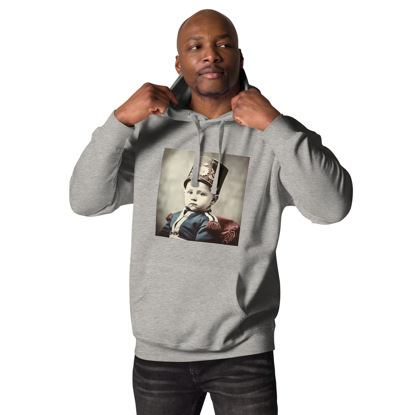 Hoodie Unisex / Ring Spun Cotton / Portrait Napoleon Carlo III