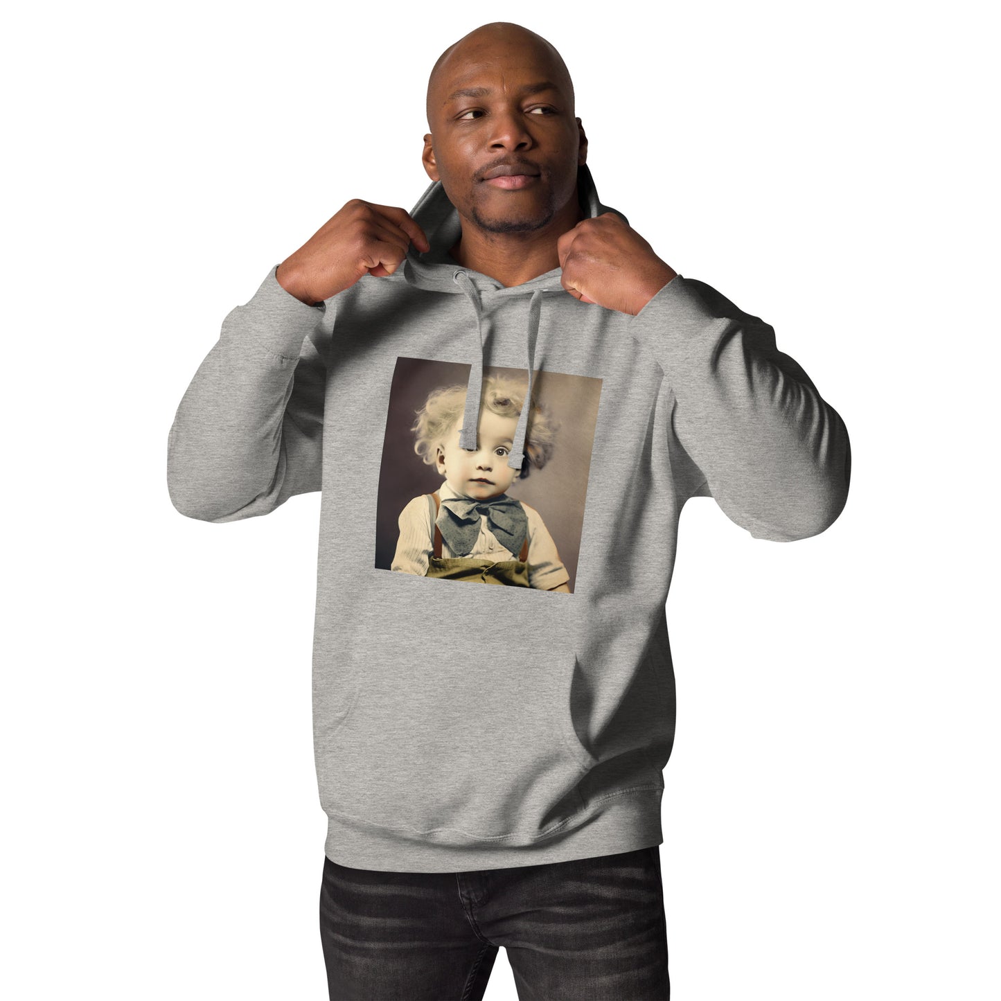 Hoodie Unisex / Ring Spun Cotton / Portrait Albert Hermann II