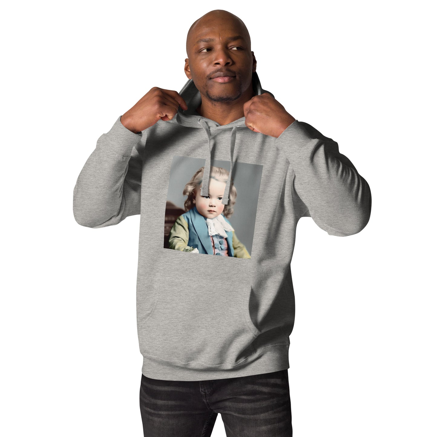 Hoodie Unisex / Ring Spun Cotton / Portrait Johann Sebastian V