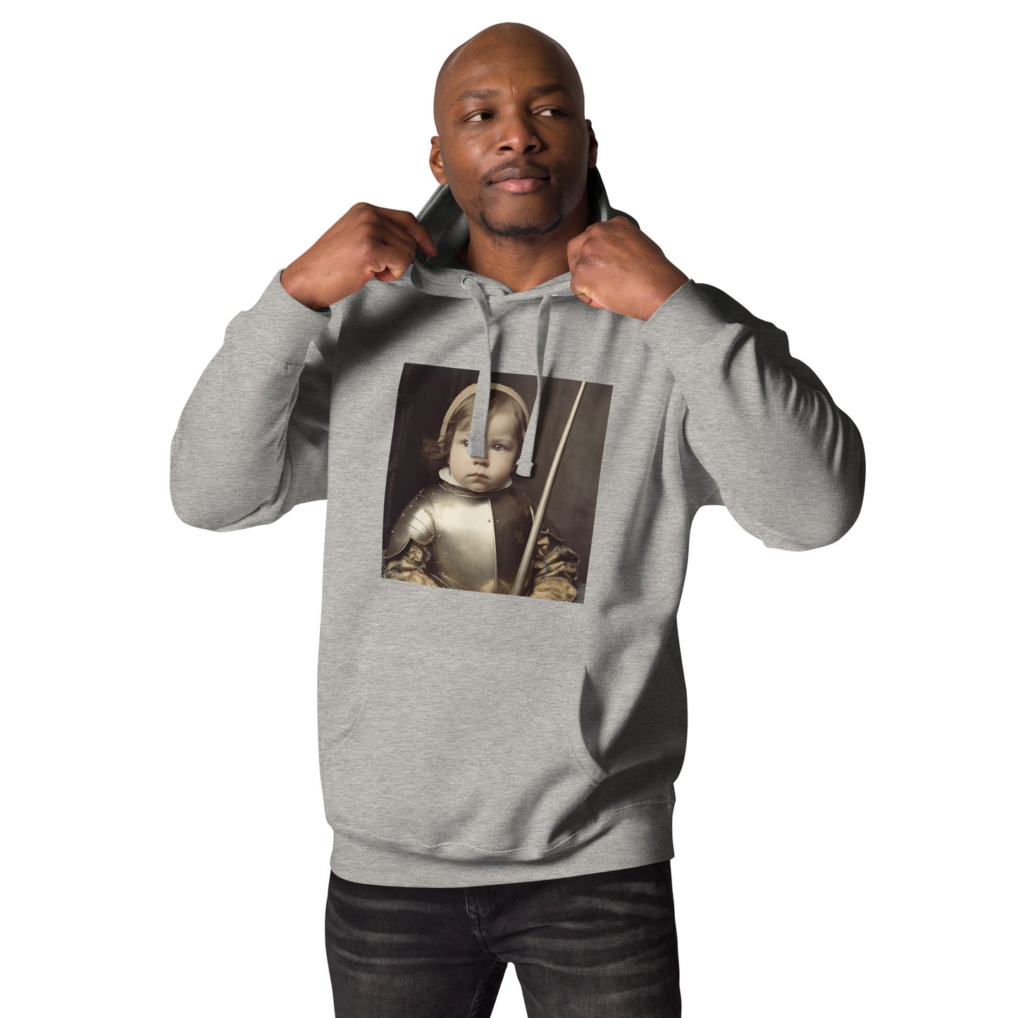 Hoodie Unisex / Ring Spun Cotton / Portrait Jeanne 'Joan' Arc II