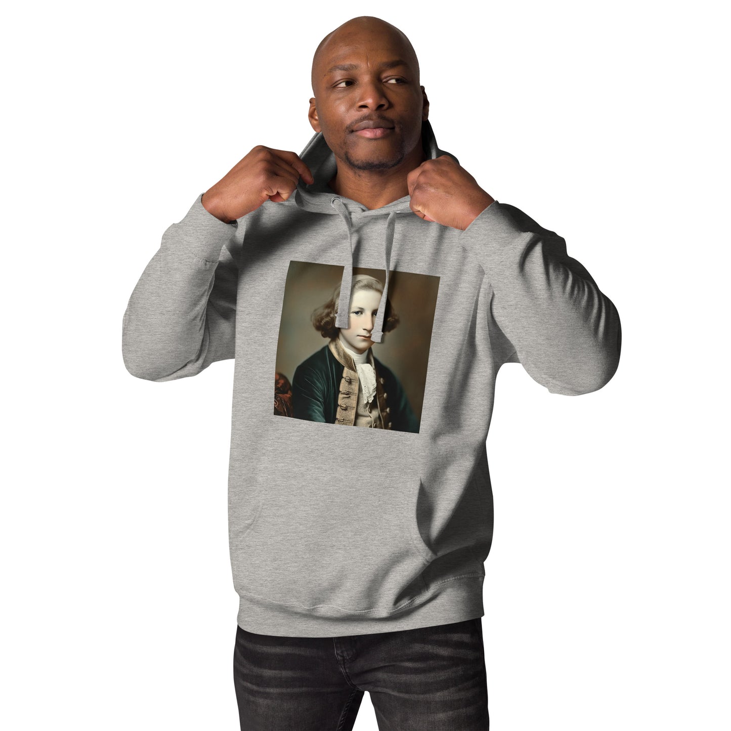 Hoodie Unisex / Ring Spun Cotton / Portrait George Augustine I