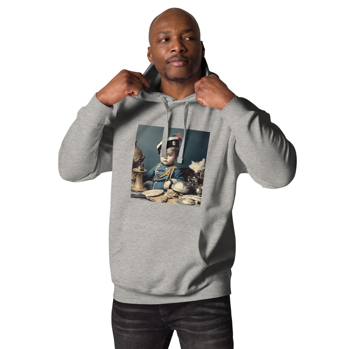 Hoodie Unisex / Ring Spun Cotton / Portrait Napoleon Carlo VIII