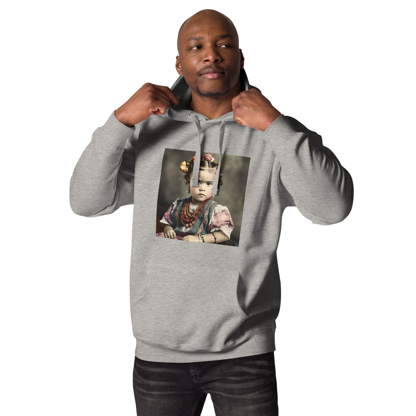 Hoodie Unisex / Ring Spun Cotton / Portrait Magdalena Frida VIII