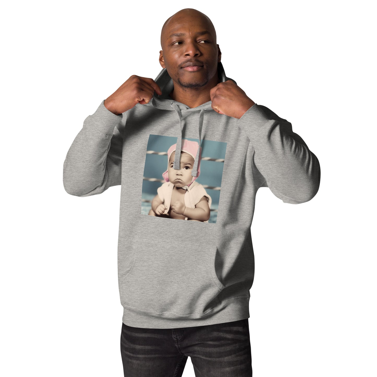 Hoodie Unisex / Ring Spun Cotton / Portrait Cassius 'Muhammad' Marcellus III