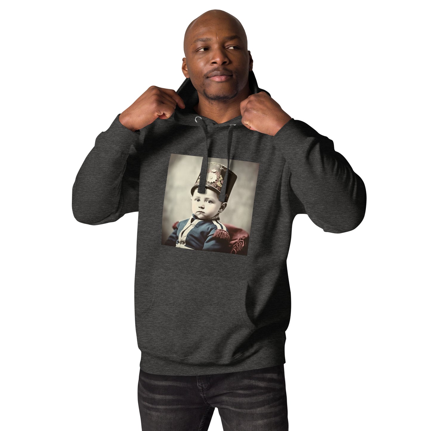 Hoodie Unisex / Ring Spun Cotton / Portrait Napoleon Carlo III