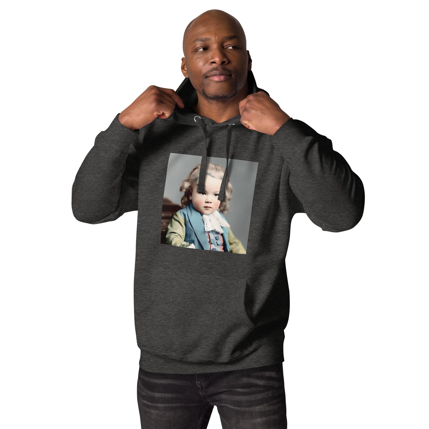 Hoodie Unisex / Ring Spun Cotton / Portrait Johann Sebastian V