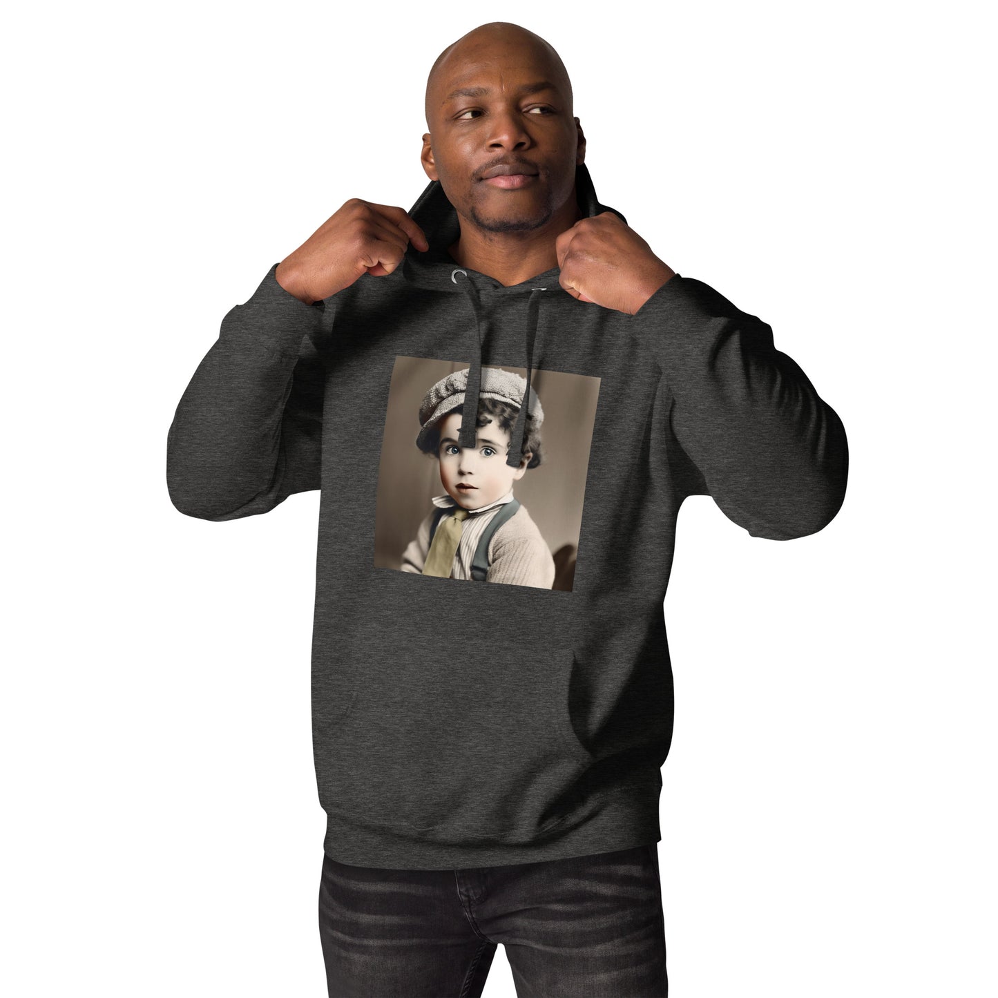 Hoodie Unisex / Ring Spun Cotton / Portrait Charles 'Charlie' Spencer III