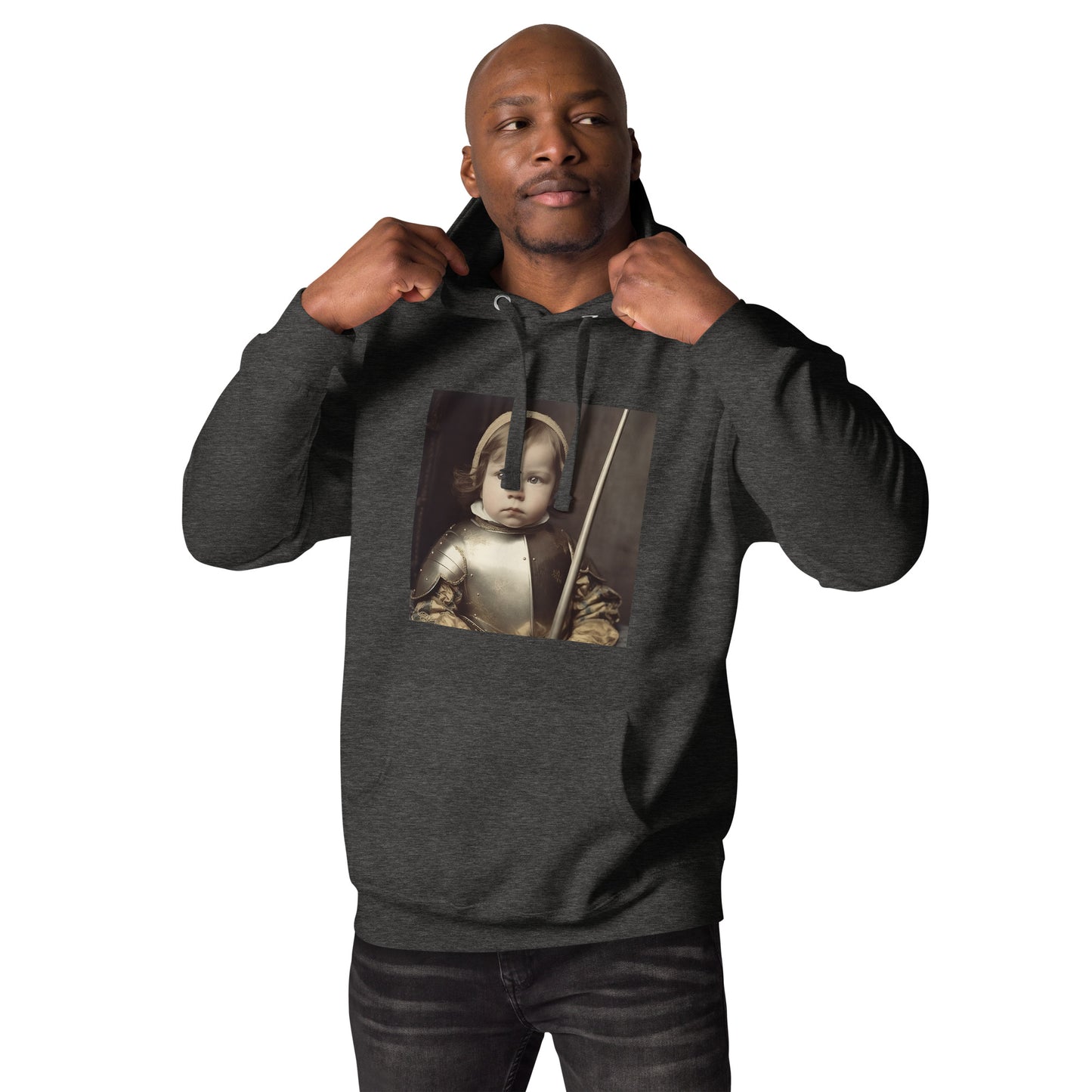 Hoodie Unisex / Ring Spun Cotton / Portrait Jeanne 'Joan' Arc II