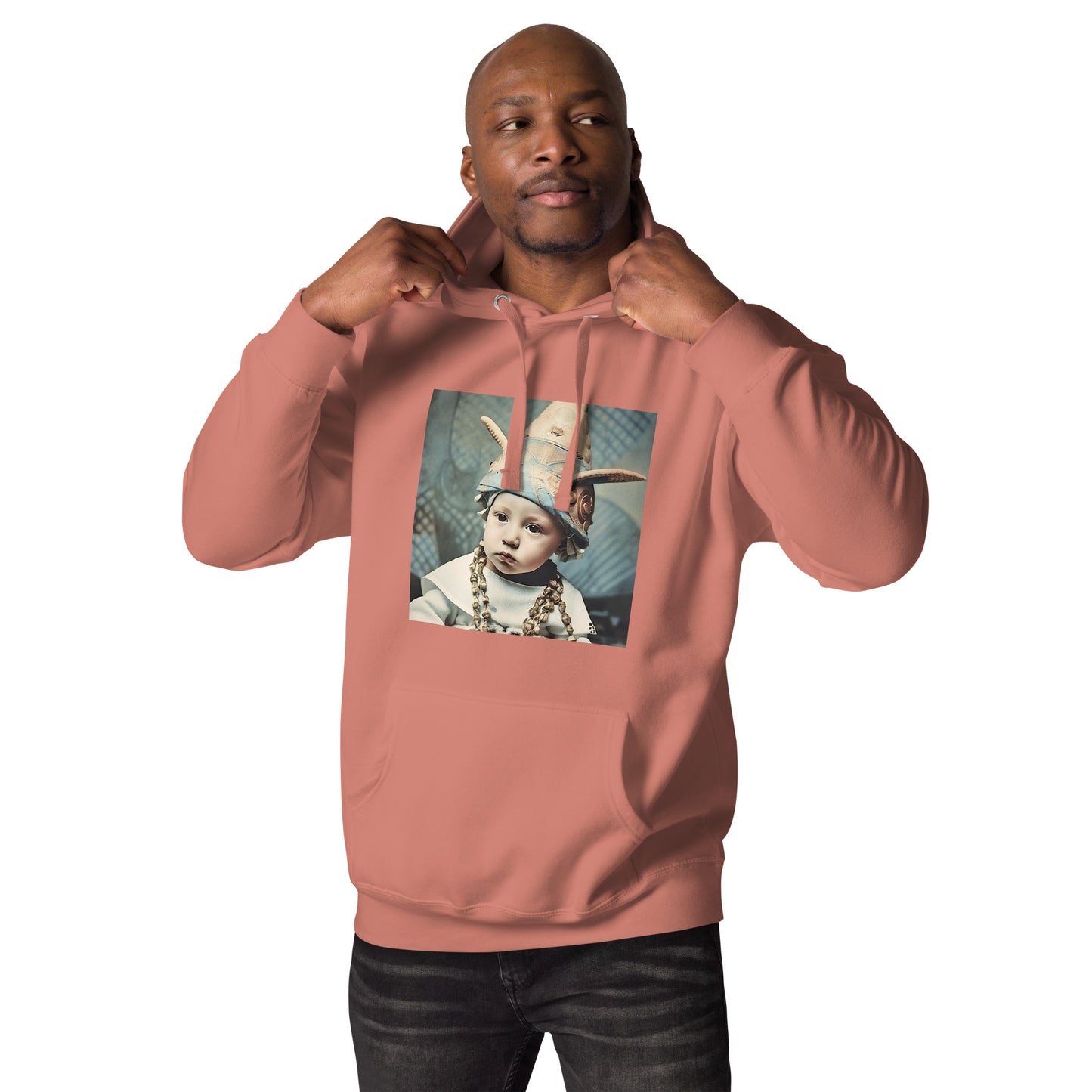 Hoodie Unisex / Ring Spun Cotton / Portrait Akhenaten Amenhotep II