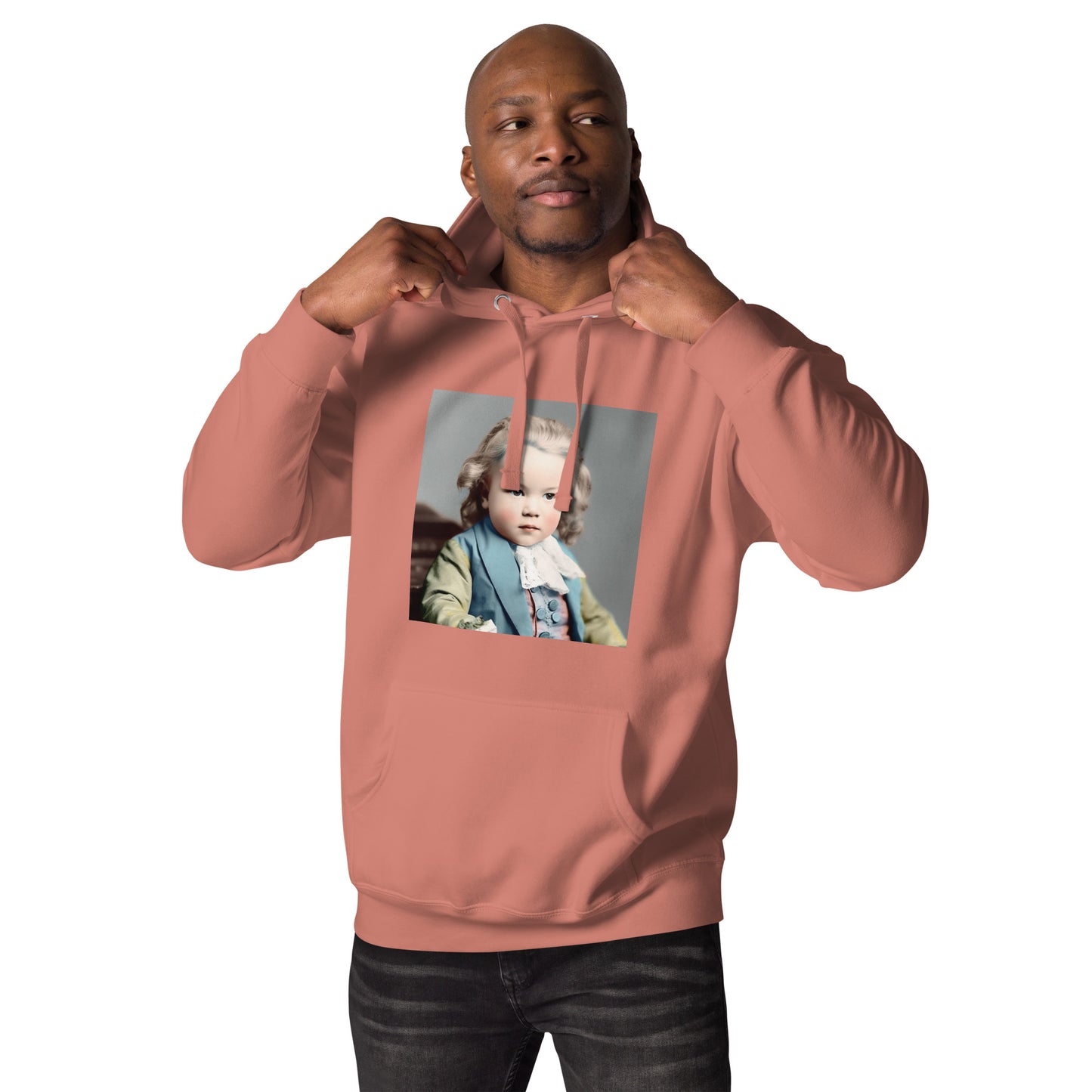 Hoodie Unisex / Ring Spun Cotton / Portrait Johann Sebastian V