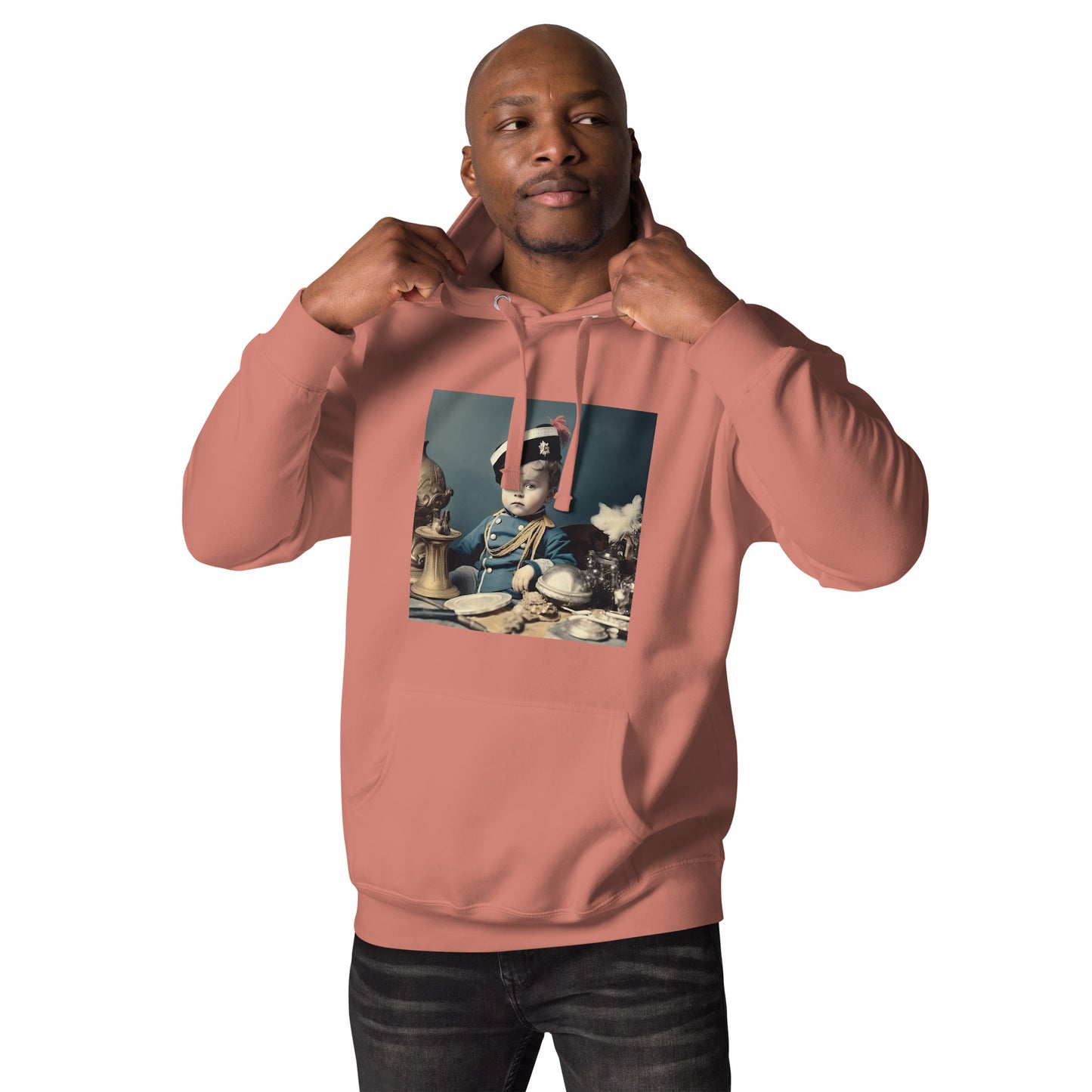 Hoodie Unisex / Ring Spun Cotton / Portrait Napoleon Carlo VIII