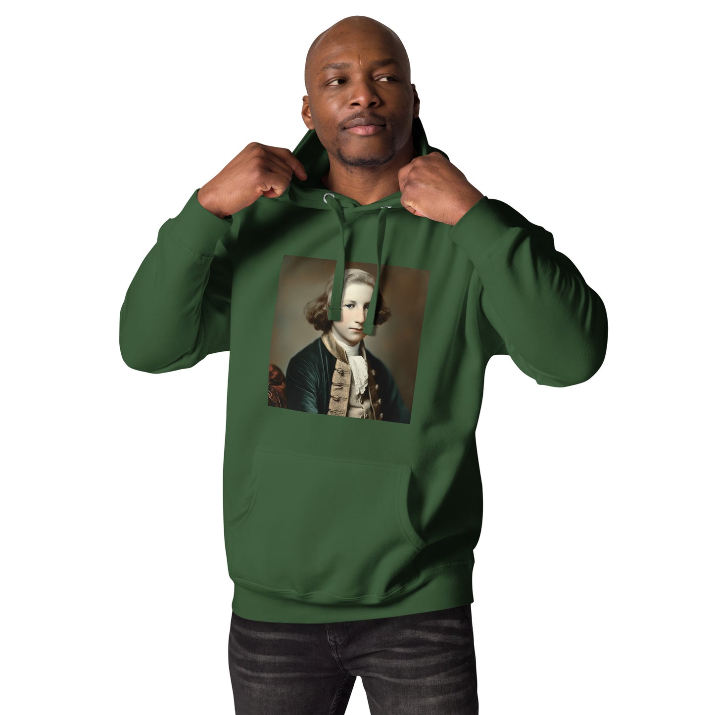 Hoodie Unisex / Ring Spun Cotton / Portrait George Augustine I