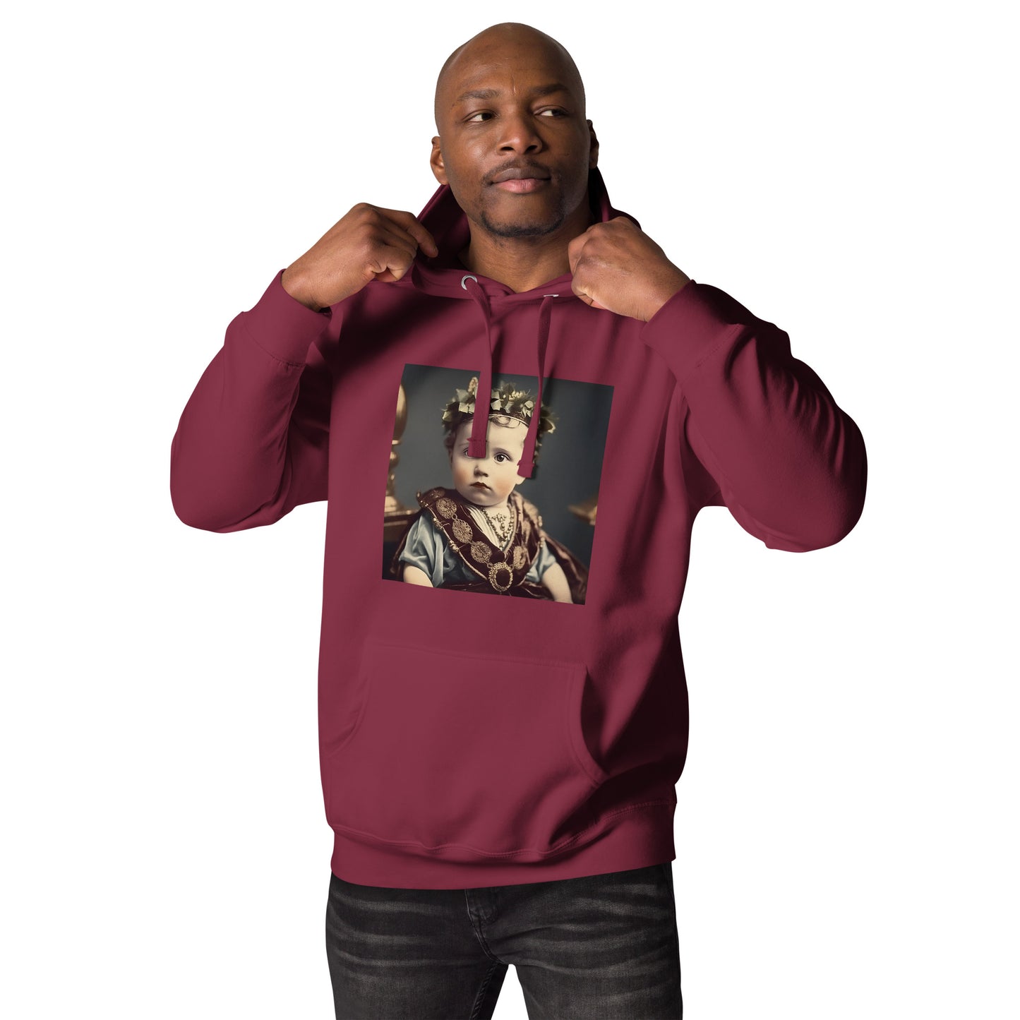 Hoodie Unisex / Ring Spun Cotton / Portrait Gaius Julius I