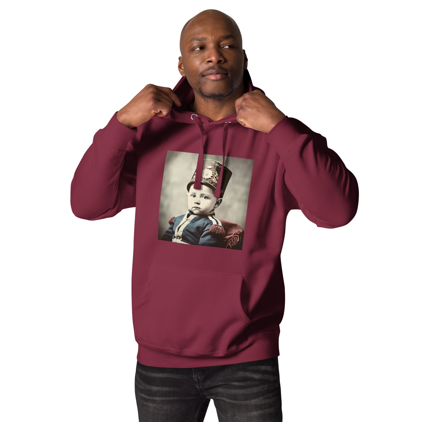 Hoodie Unisex / Ring Spun Cotton / Portrait Napoleon Carlo III