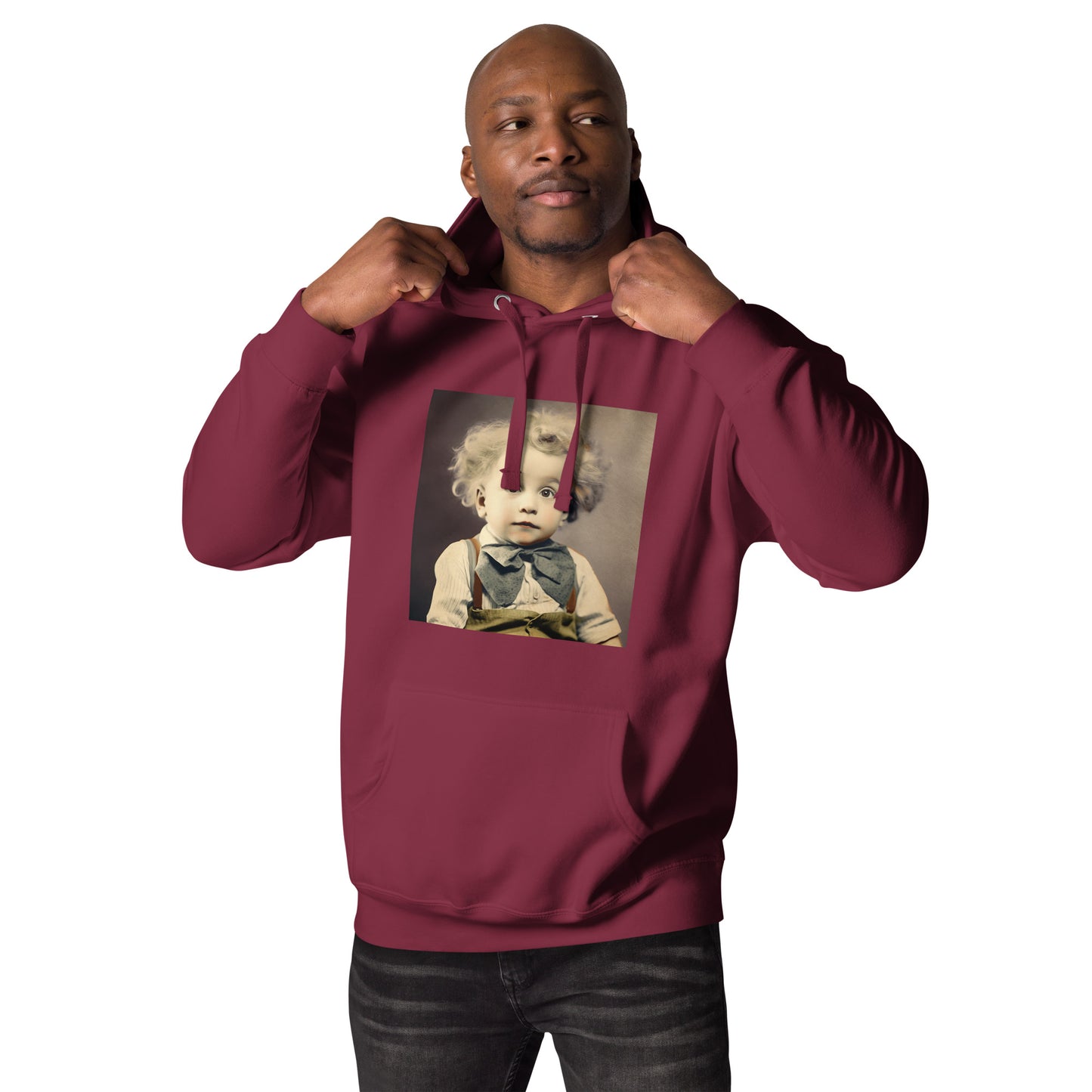 Hoodie Unisex / Ring Spun Cotton / Portrait Albert Hermann II