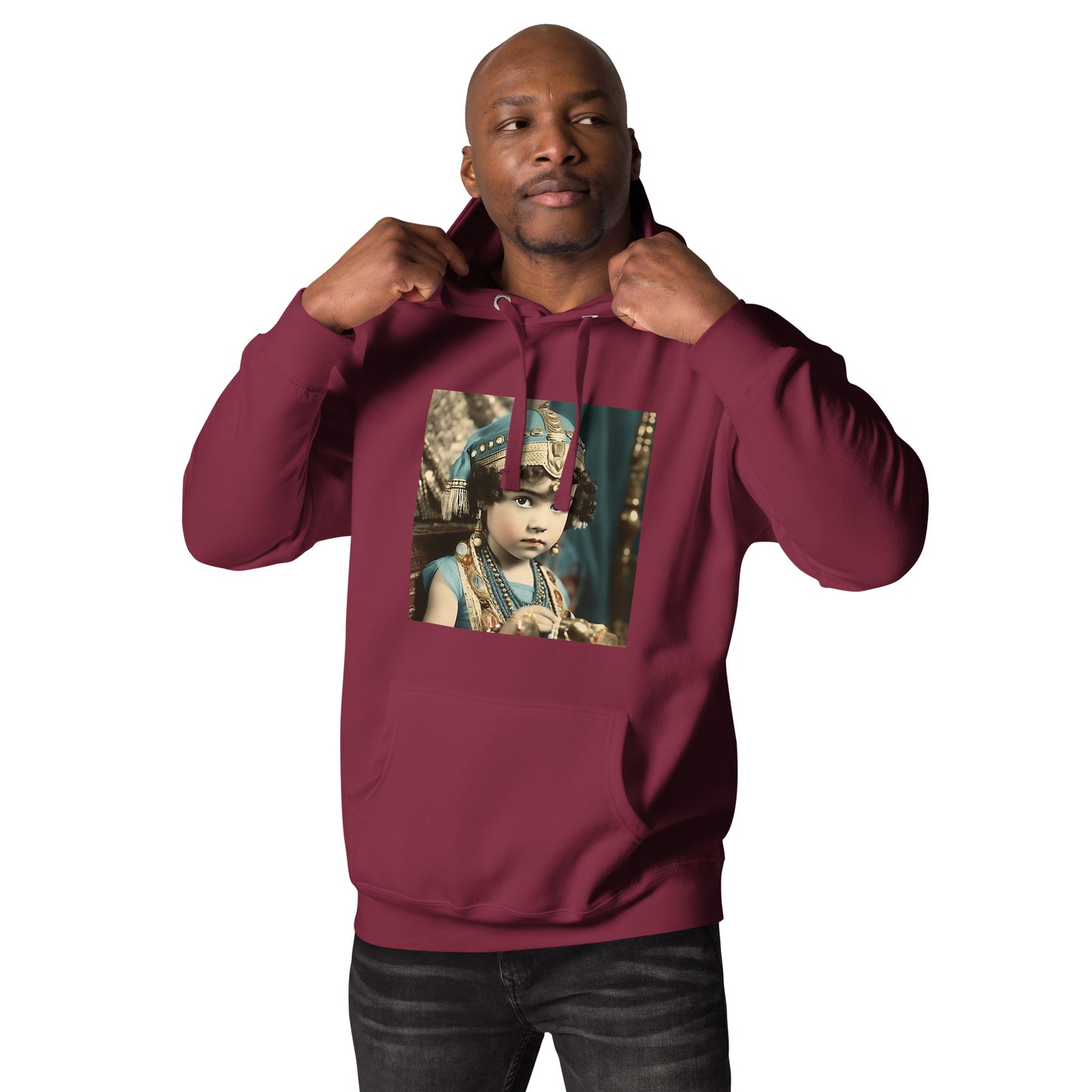 Hoodie Unisex / Ring Spun Cotton / Portrait Cleopatra Philopator II