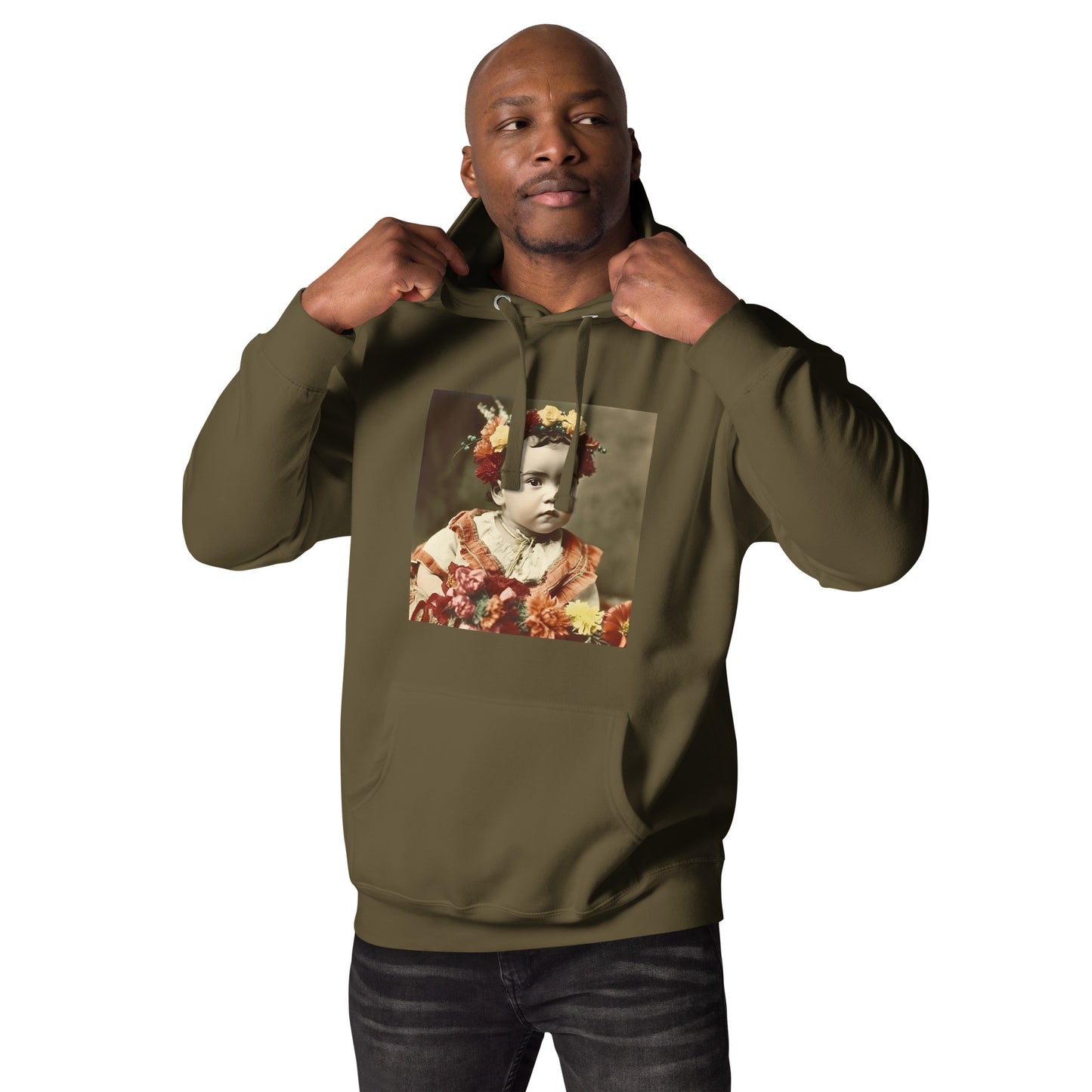 Hoodie Unisex / Ring Spun Cotton / Portrait Magdalena Frida I