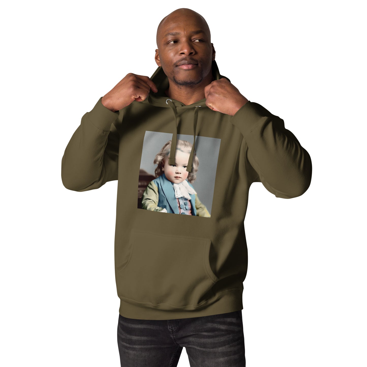 Hoodie Unisex / Ring Spun Cotton / Portrait Johann Sebastian V