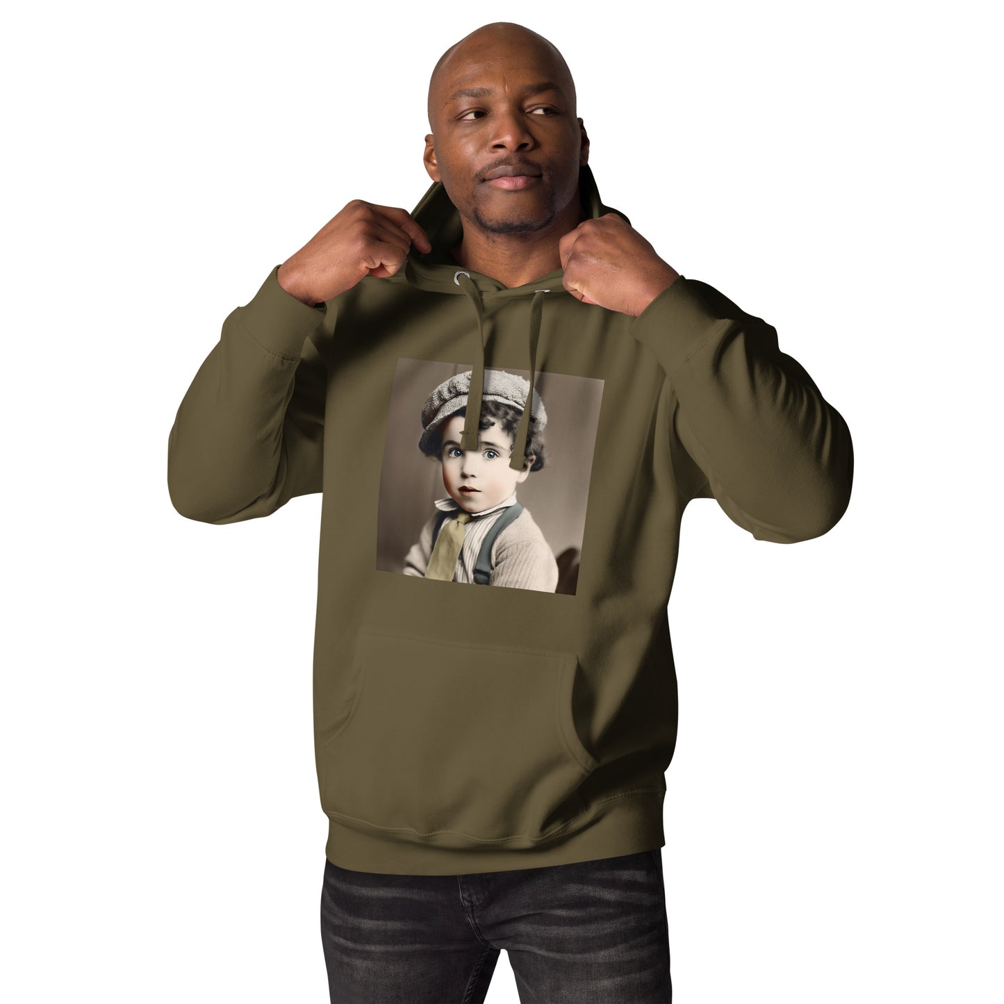 Hoodie Unisex / Ring Spun Cotton / Portrait Charles 'Charlie' Spencer III