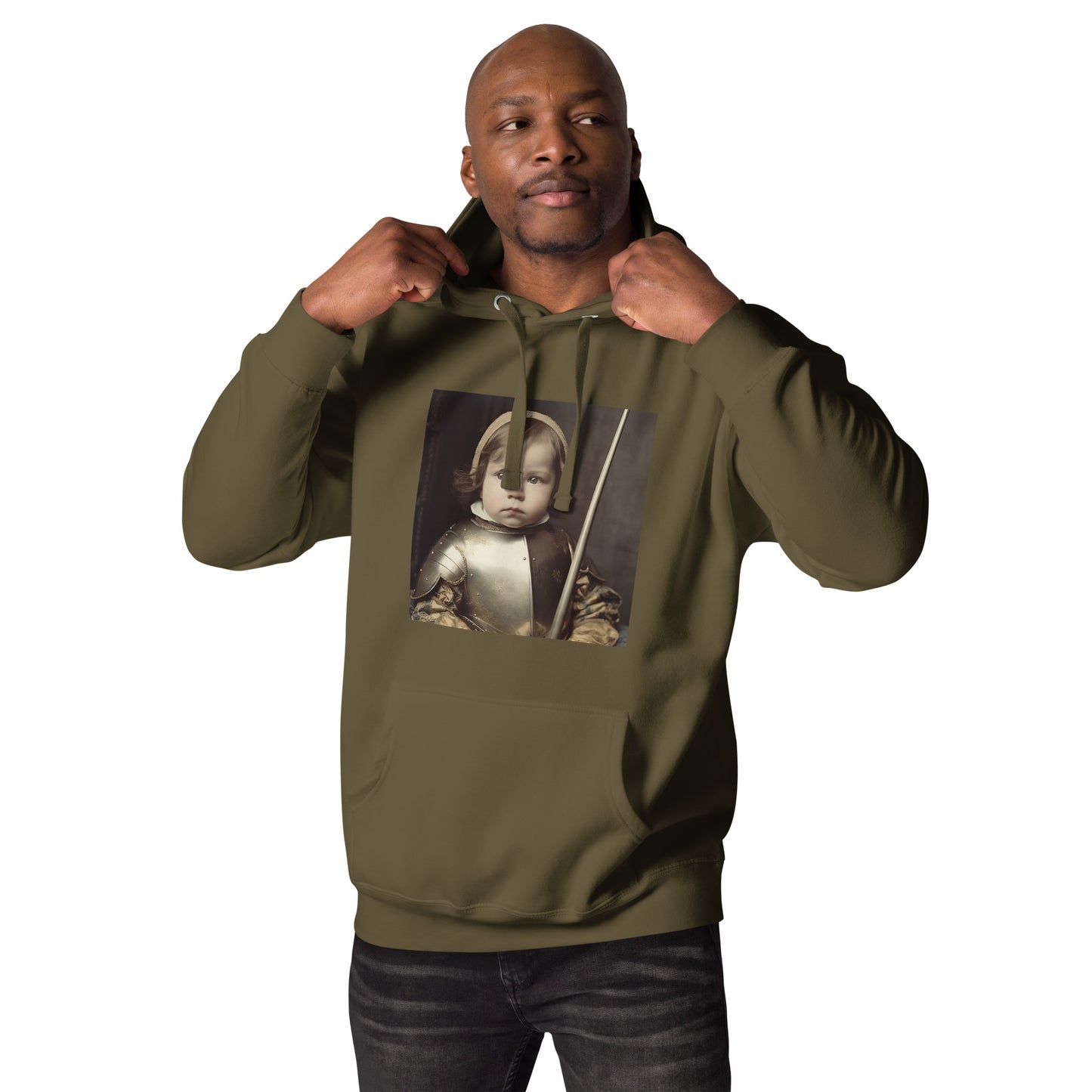 Hoodie Unisex / Ring Spun Cotton / Portrait Jeanne 'Joan' Arc II