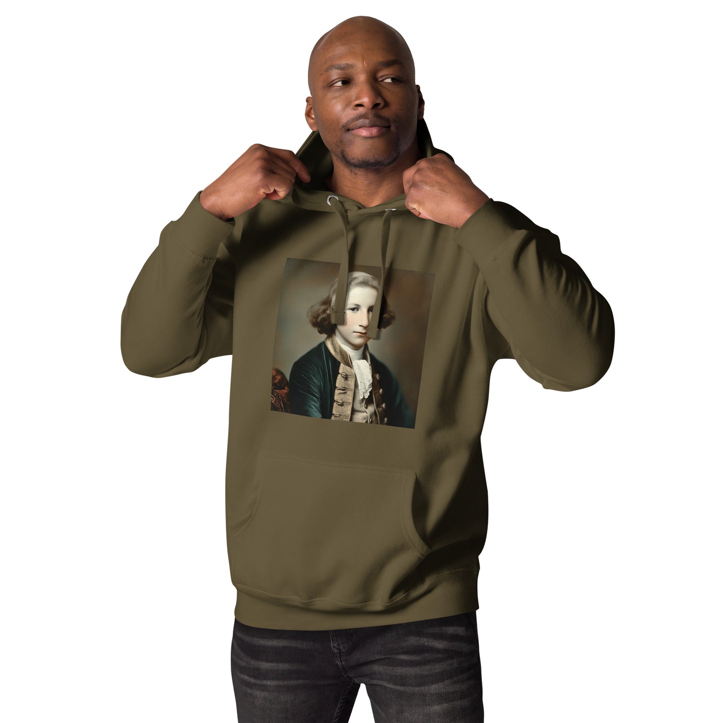 Hoodie Unisex / Ring Spun Cotton / Portrait George Augustine I