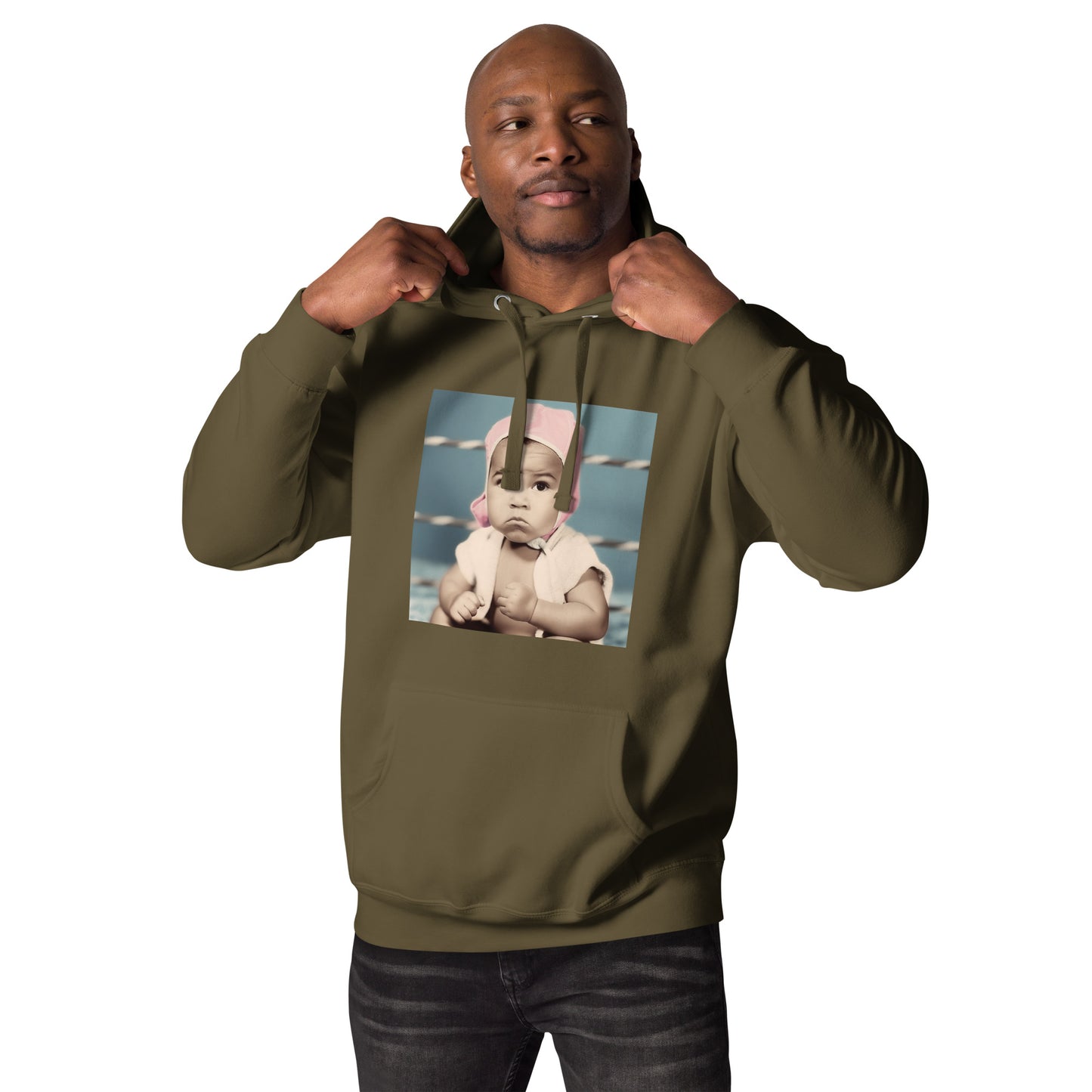 Hoodie Unisex / Ring Spun Cotton / Portrait Cassius 'Muhammad' Marcellus III