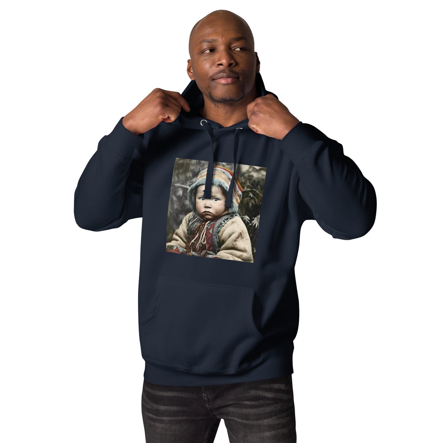 Hoodie Unisex / Ring Spun Cotton / Portrait Koelbjerg Child I