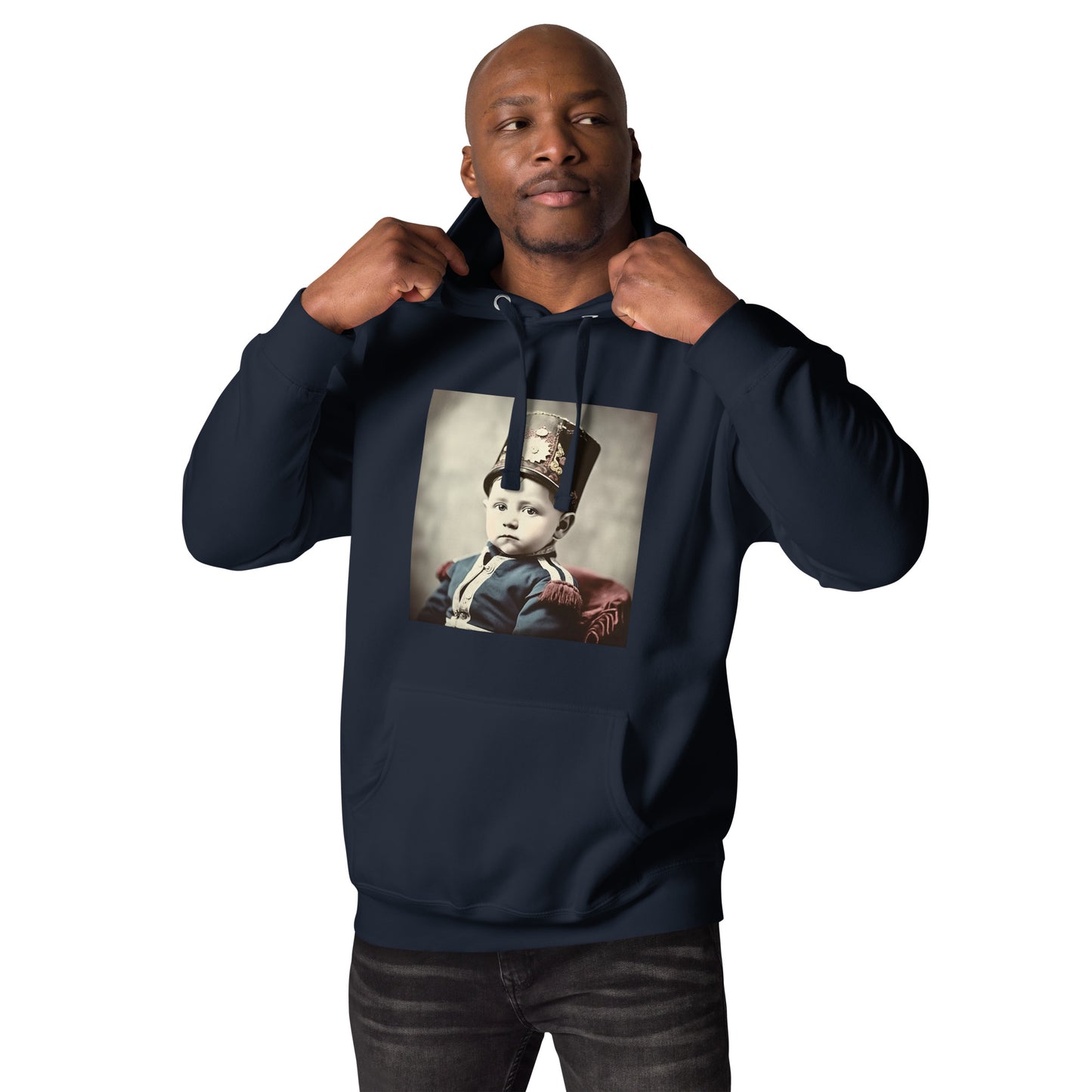 Hoodie Unisex / Ring Spun Cotton / Portrait Napoleon Carlo III