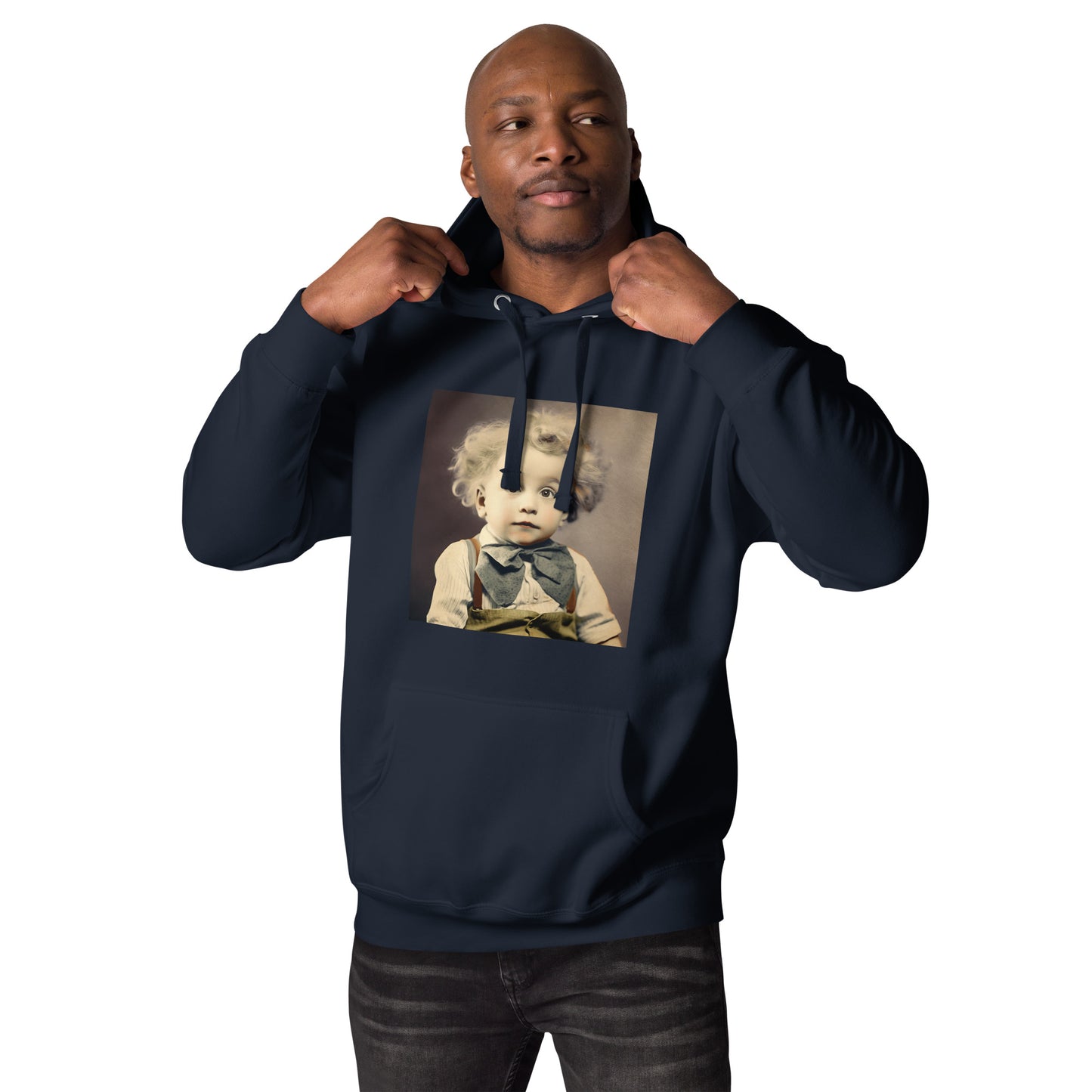 Hoodie Unisex / Ring Spun Cotton / Portrait Albert Hermann II