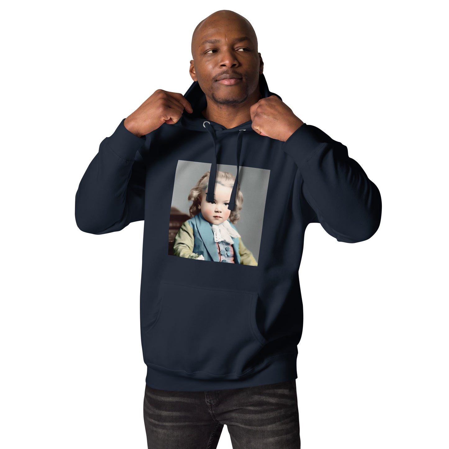 Hoodie Unisex / Ring Spun Cotton / Portrait Johann Sebastian V