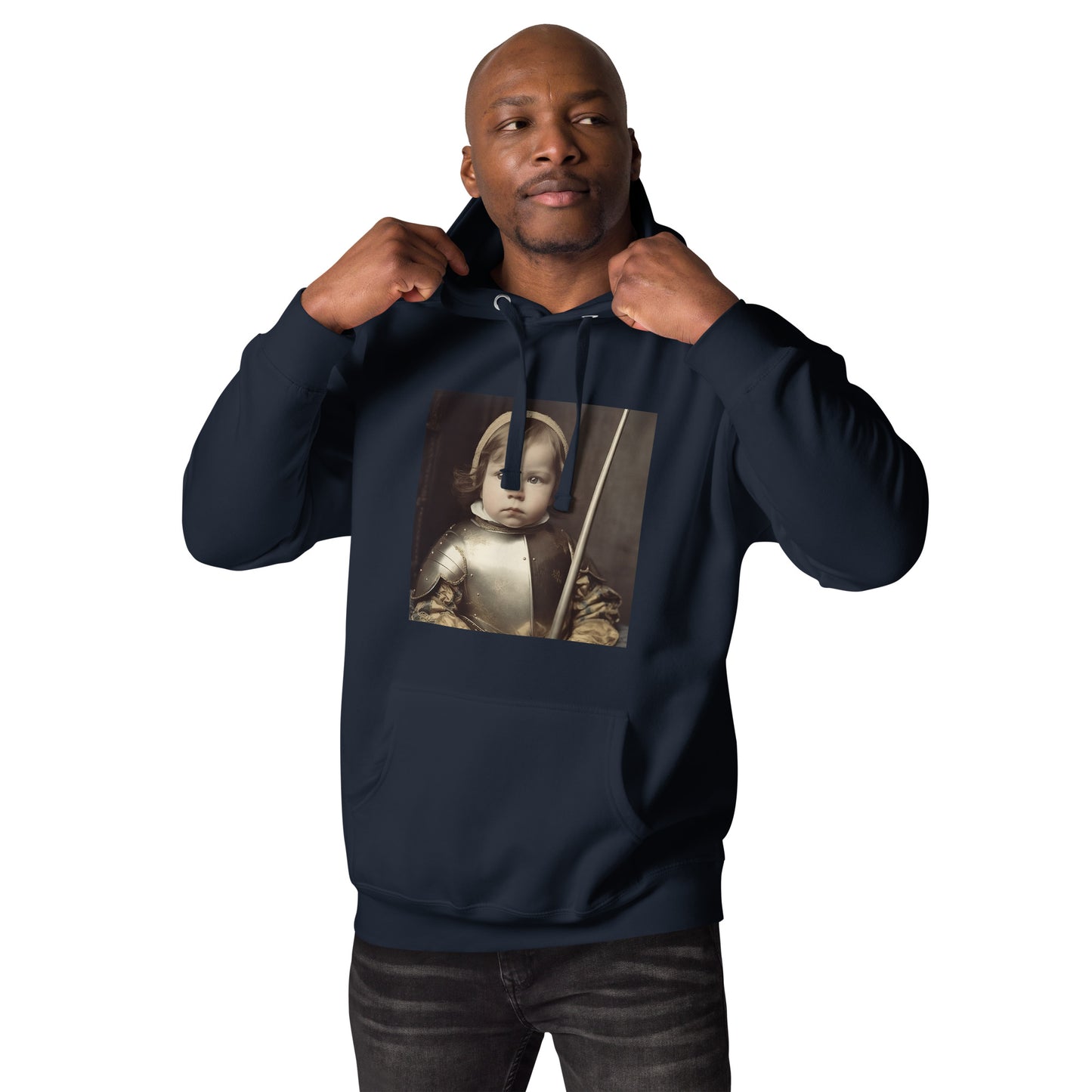 Hoodie Unisex / Ring Spun Cotton / Portrait Jeanne 'Joan' Arc II