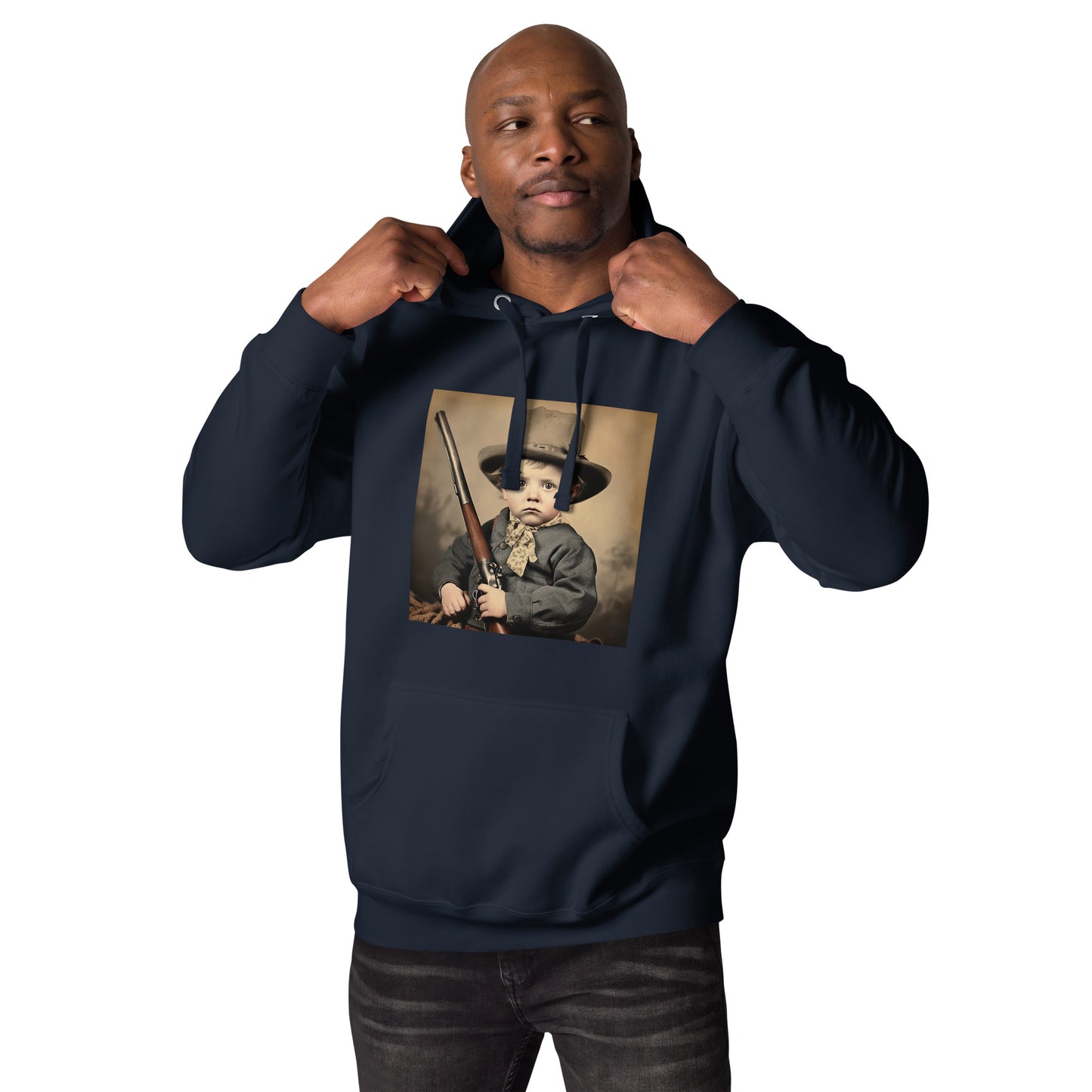 Hoodie Unisex / Ring Spun Cotton / Portrait William 'Billy' Henry III